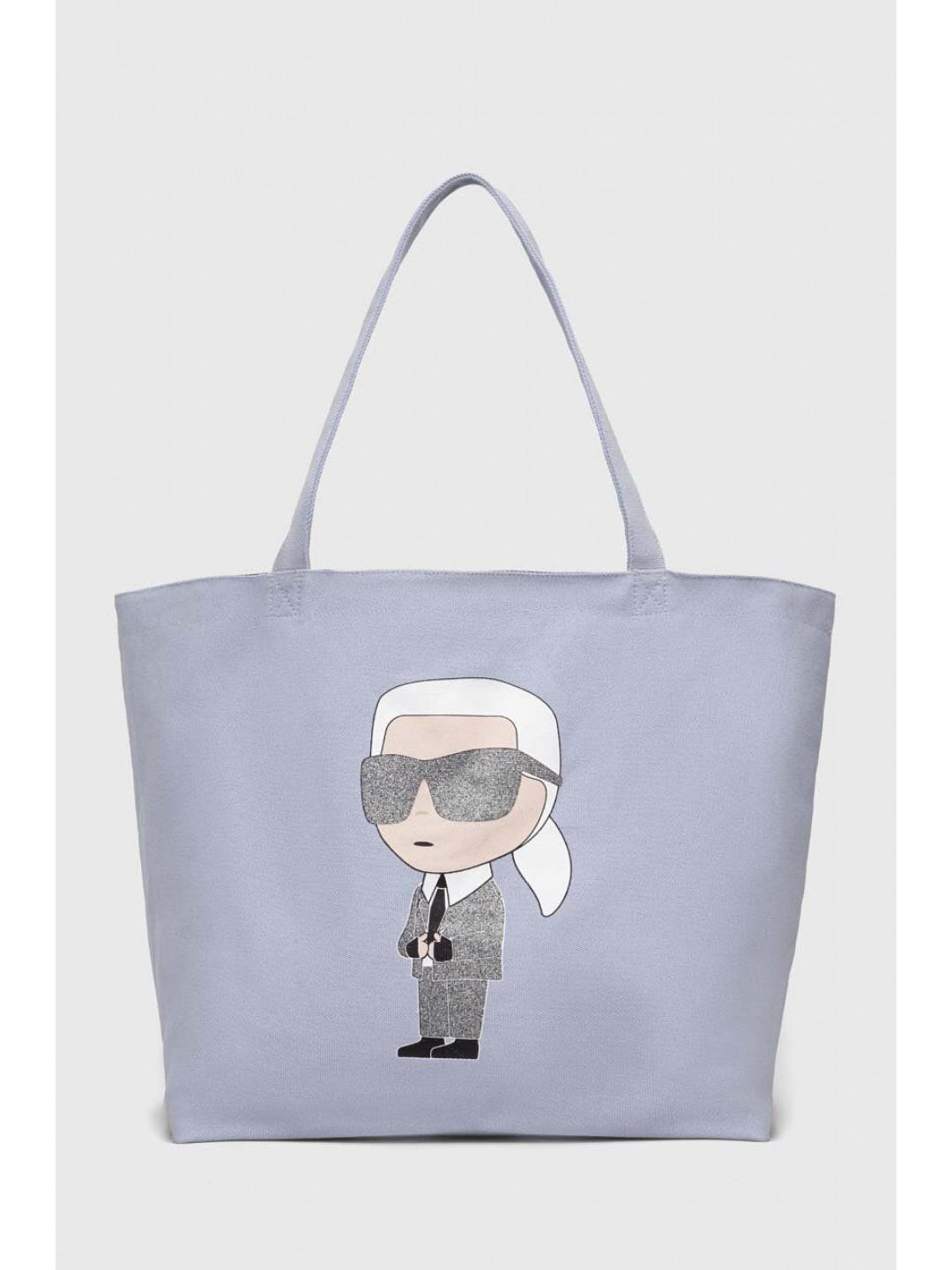 Bavlněná kabelka Karl Lagerfeld