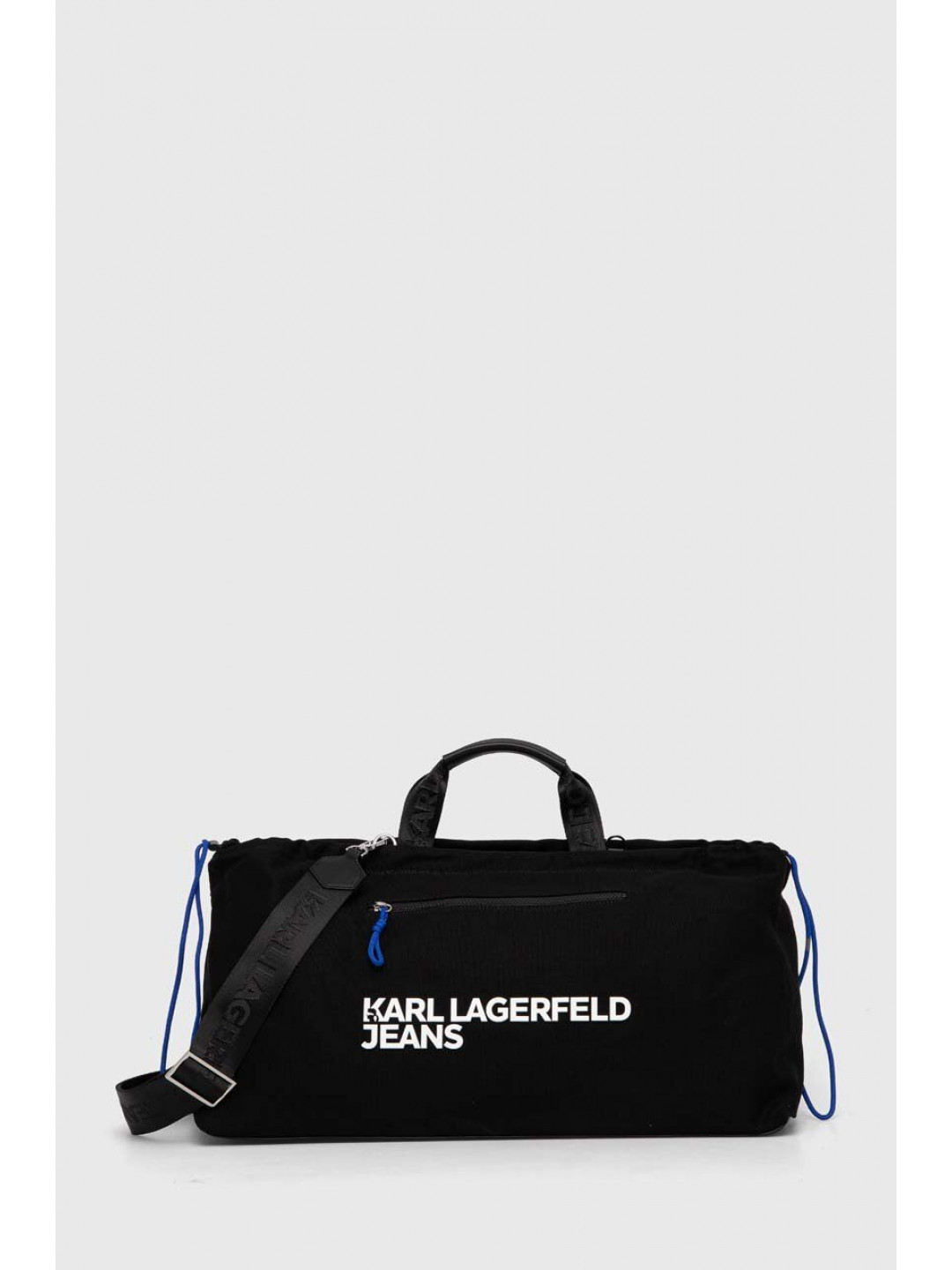Bavlněná taška Karl Lagerfeld Jeans černá barva
