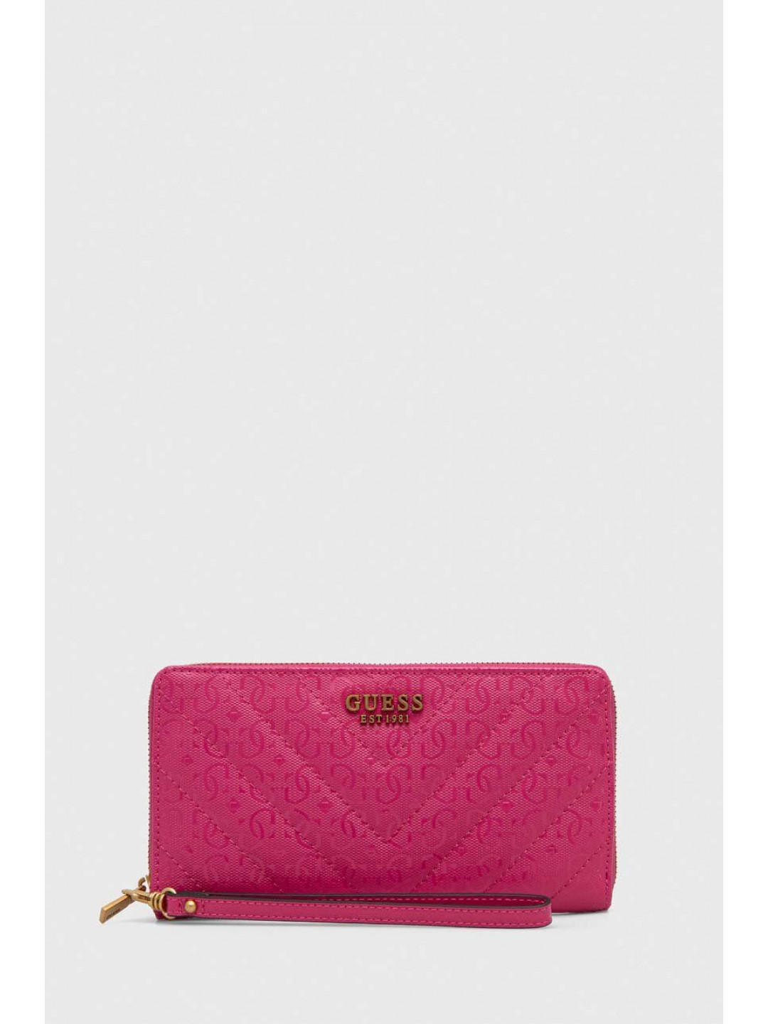 Peněženka Guess JANIA růžová barva SWGA91 99630