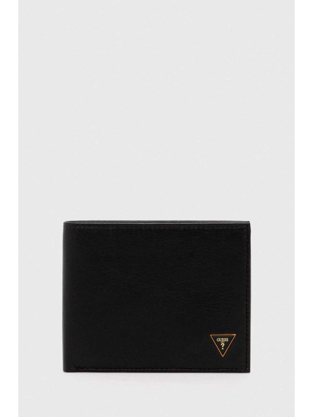 Kožená peněženka Guess SCALA černá barva SMSCLE LEA20