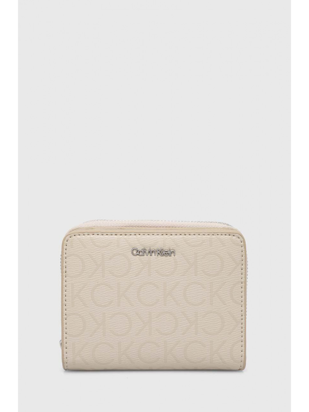 Peněženka Calvin Klein béžová barva K60K611932