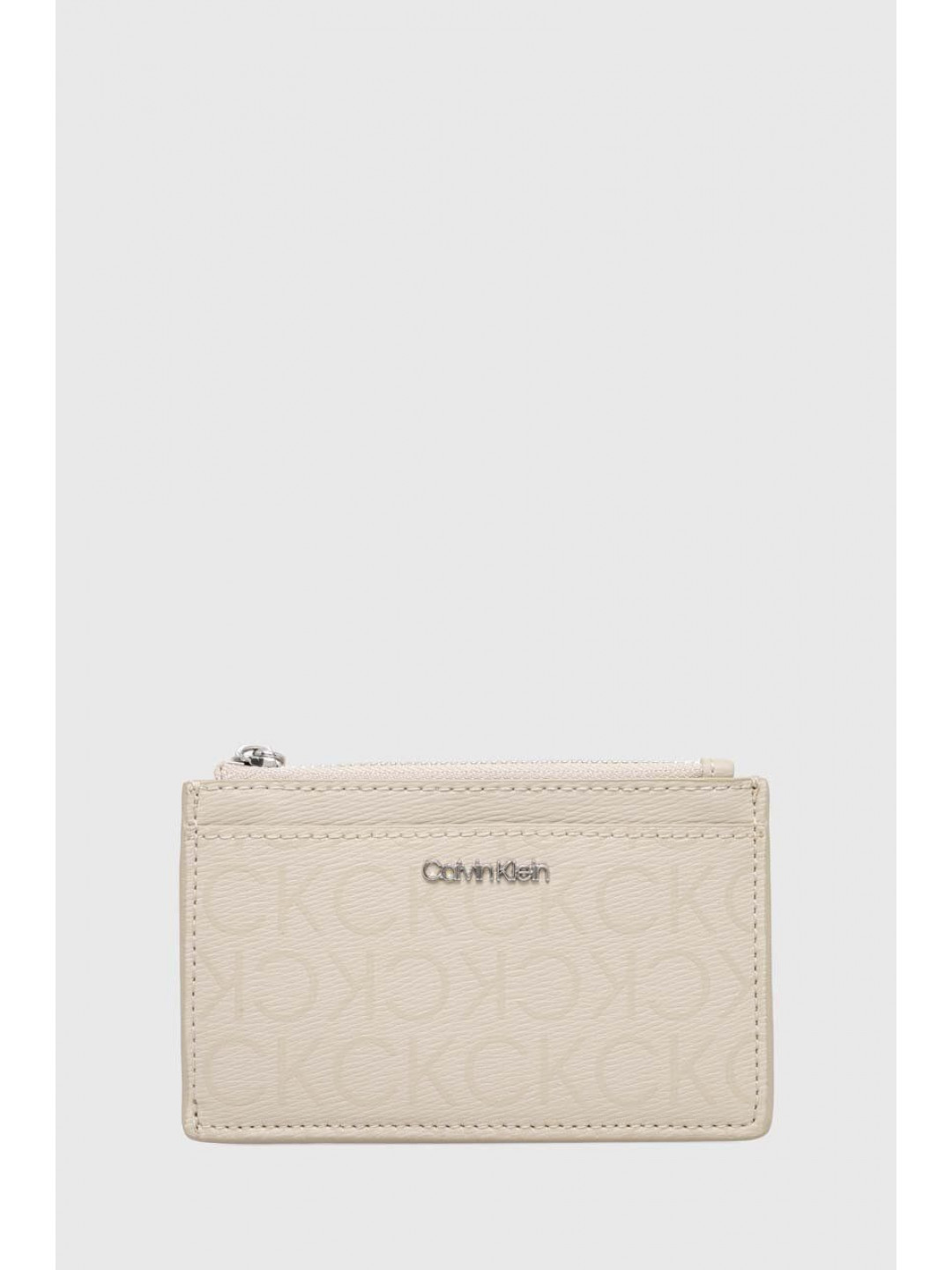 Peněženka Calvin Klein béžová barva K60K611935
