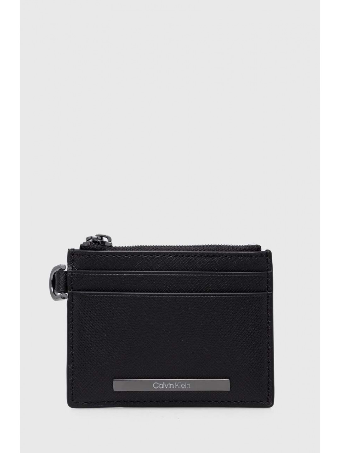 Kožená peněženka Calvin Klein černá barva K50K511670