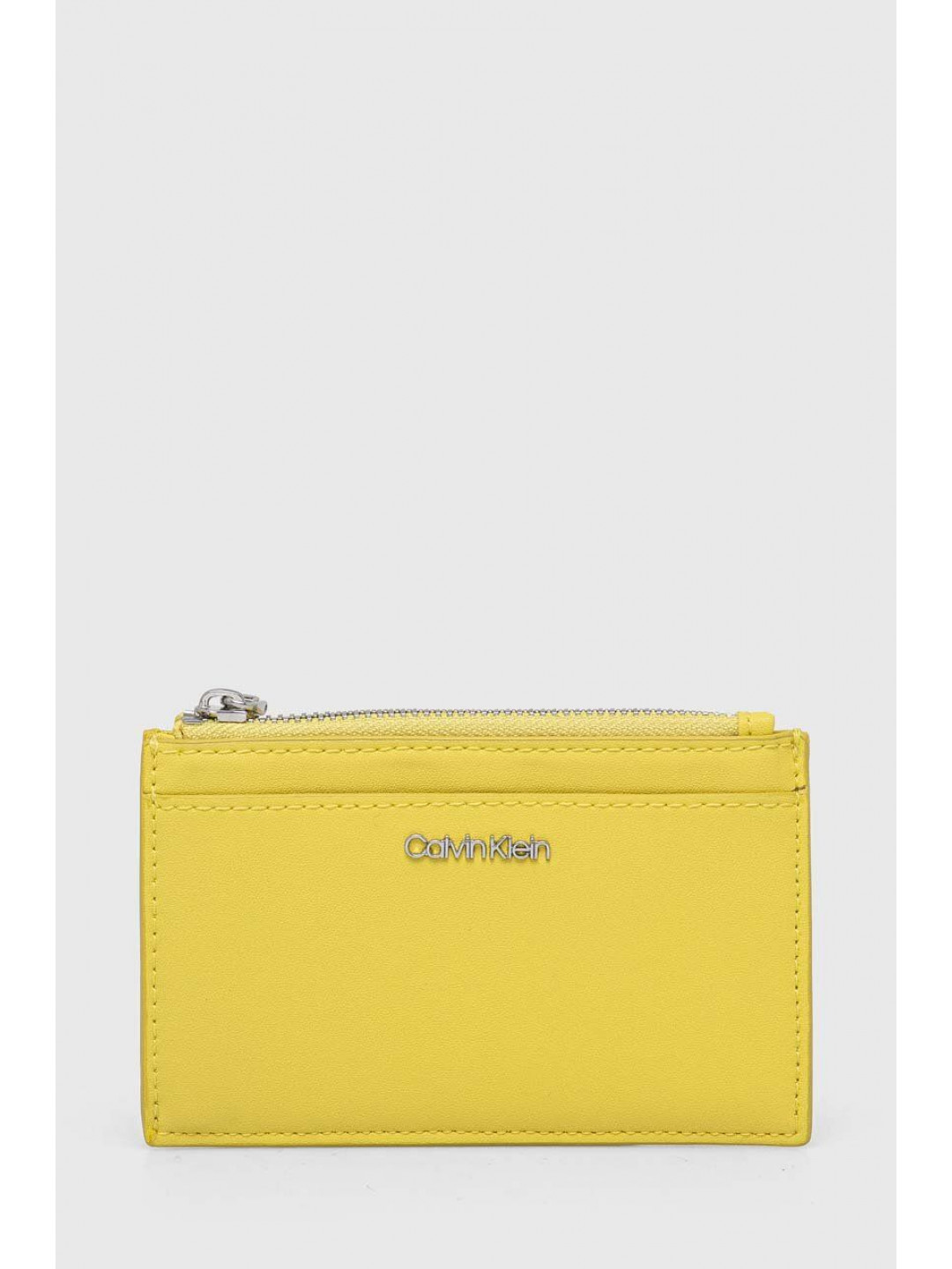 Peněženka Calvin Klein žlutá barva K60K611933