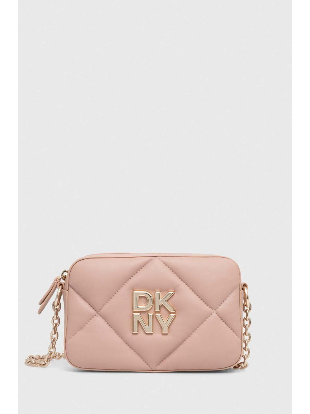 Kožená kabelka Dkny růžová barva R41EBB85