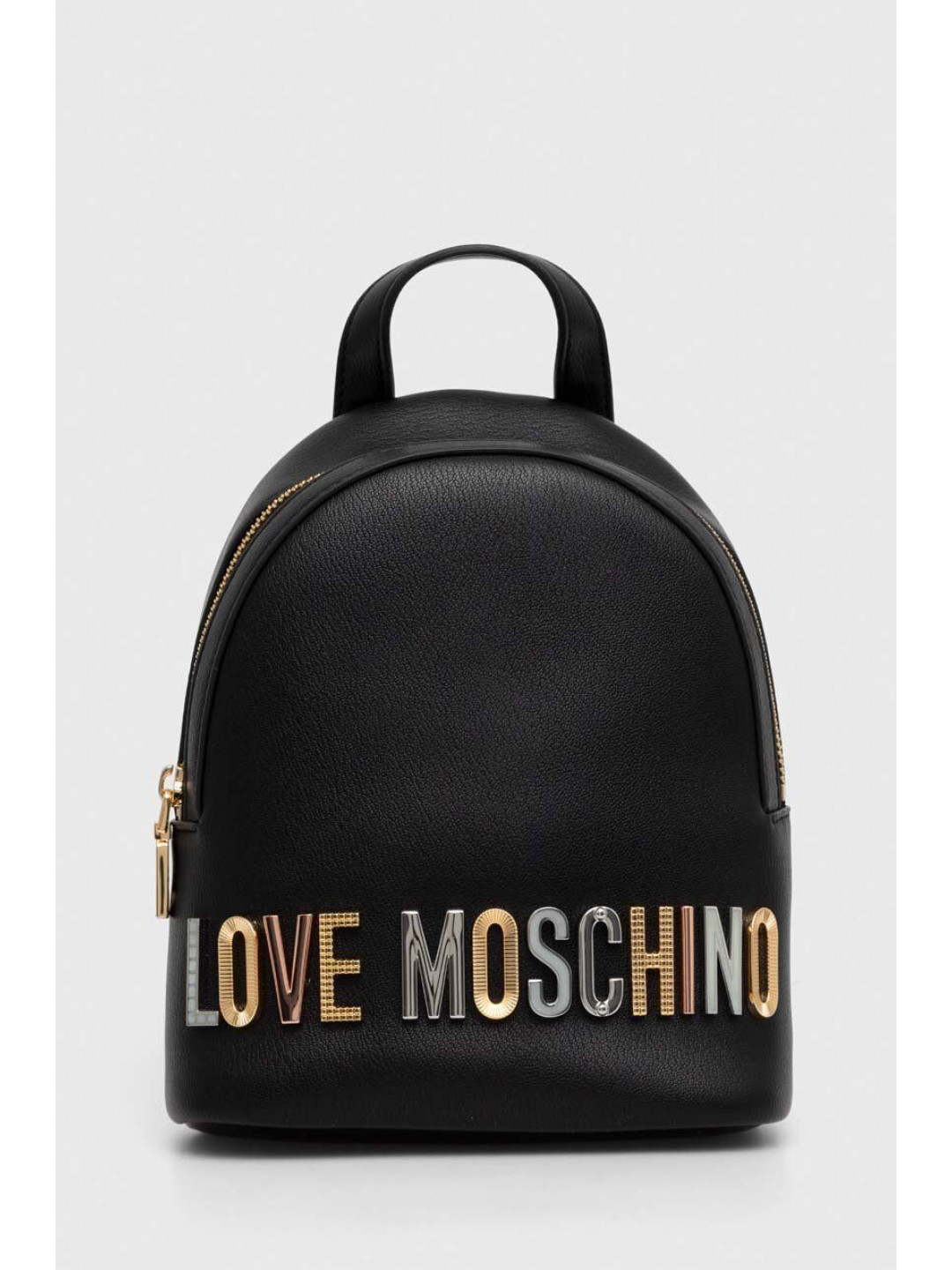 Batoh Love Moschino dámský černá barva malý s aplikací