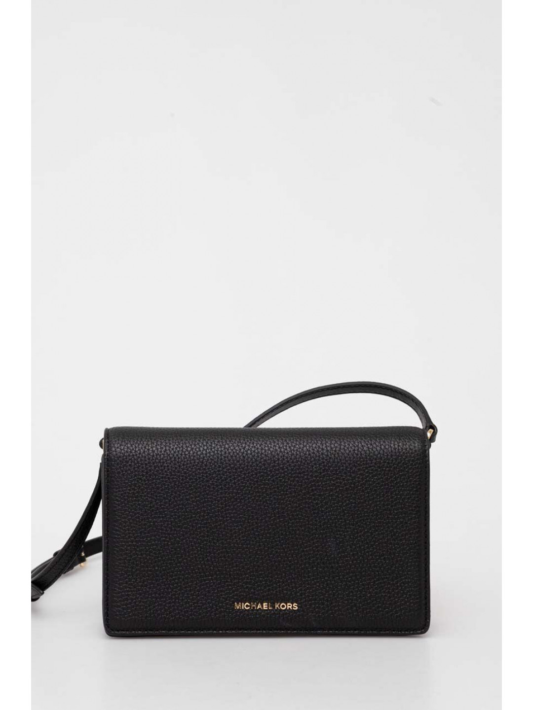 Kožená kabelka MICHAEL Michael Kors černá barva