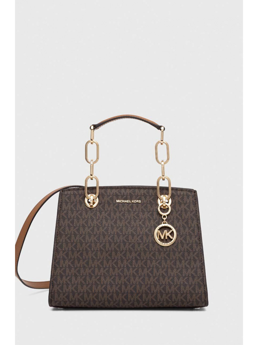 Kabelka MICHAEL Michael Kors hnědá barva