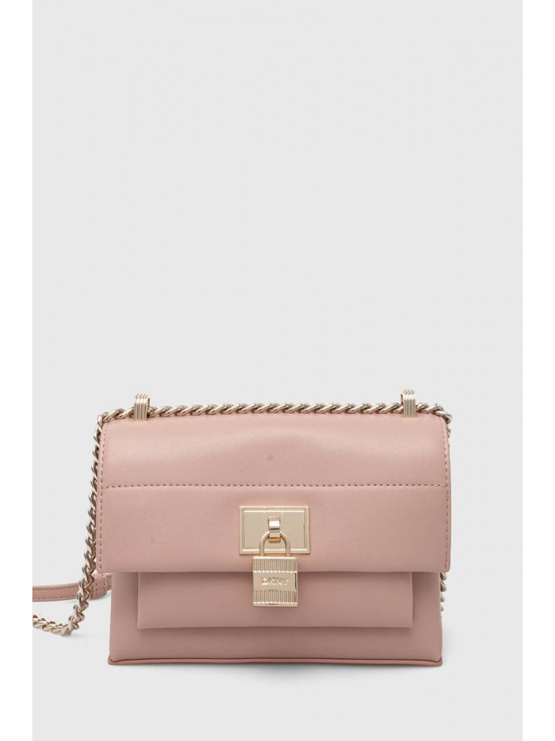 Kožená kabelka Dkny růžová barva R41ERC64