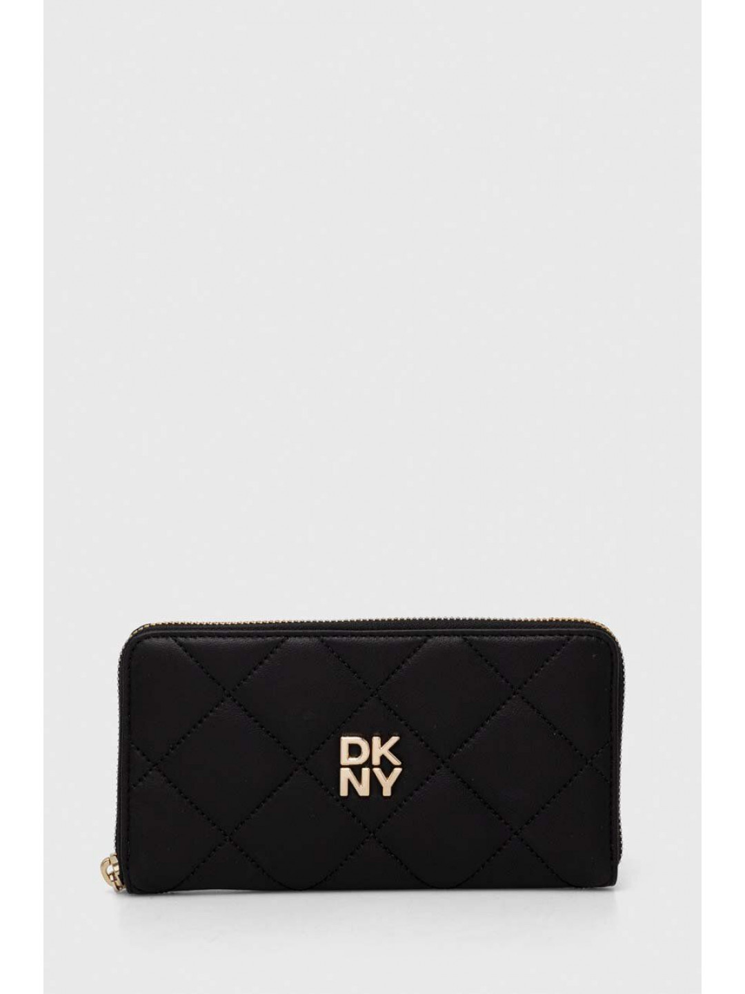 Kožená peněženka Dkny černá barva R411BB84