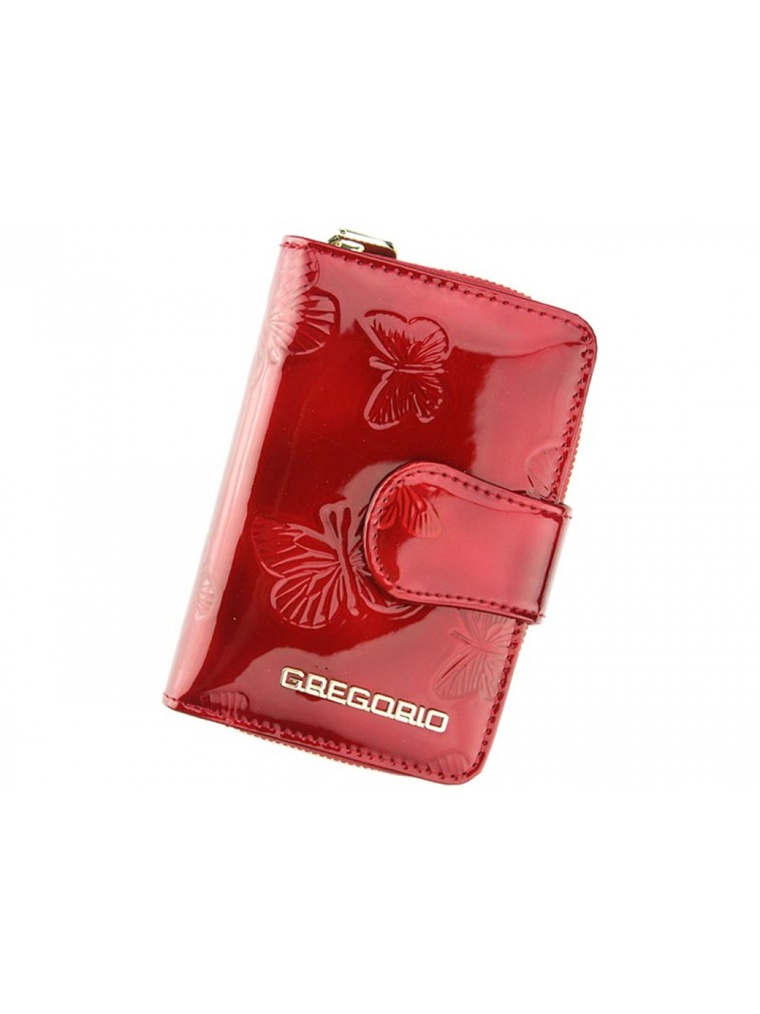 Luxusní dámská kožená peněženka little Butterfly červená