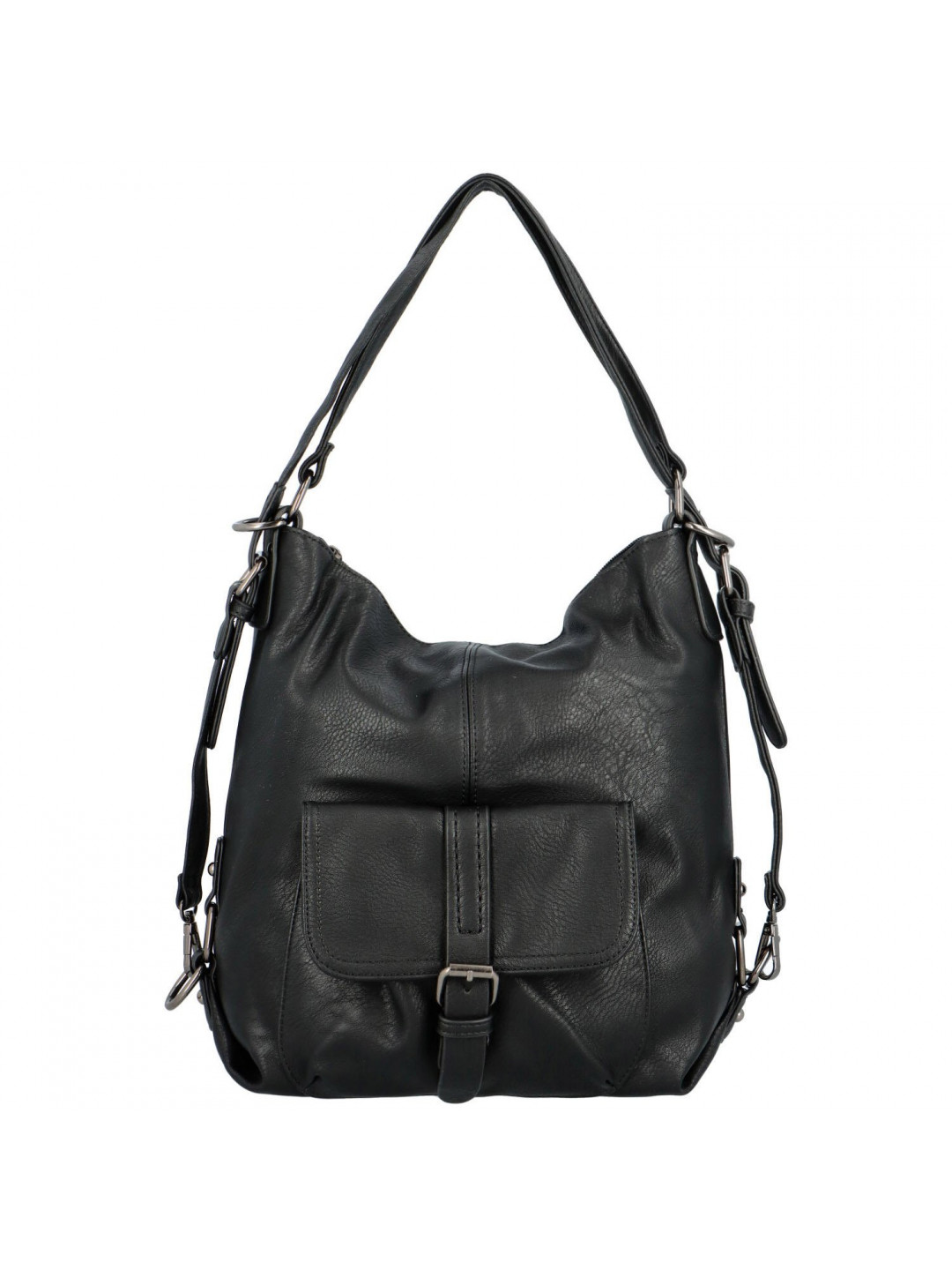 Praktický dámský kabelko-batůžek Astrid černá