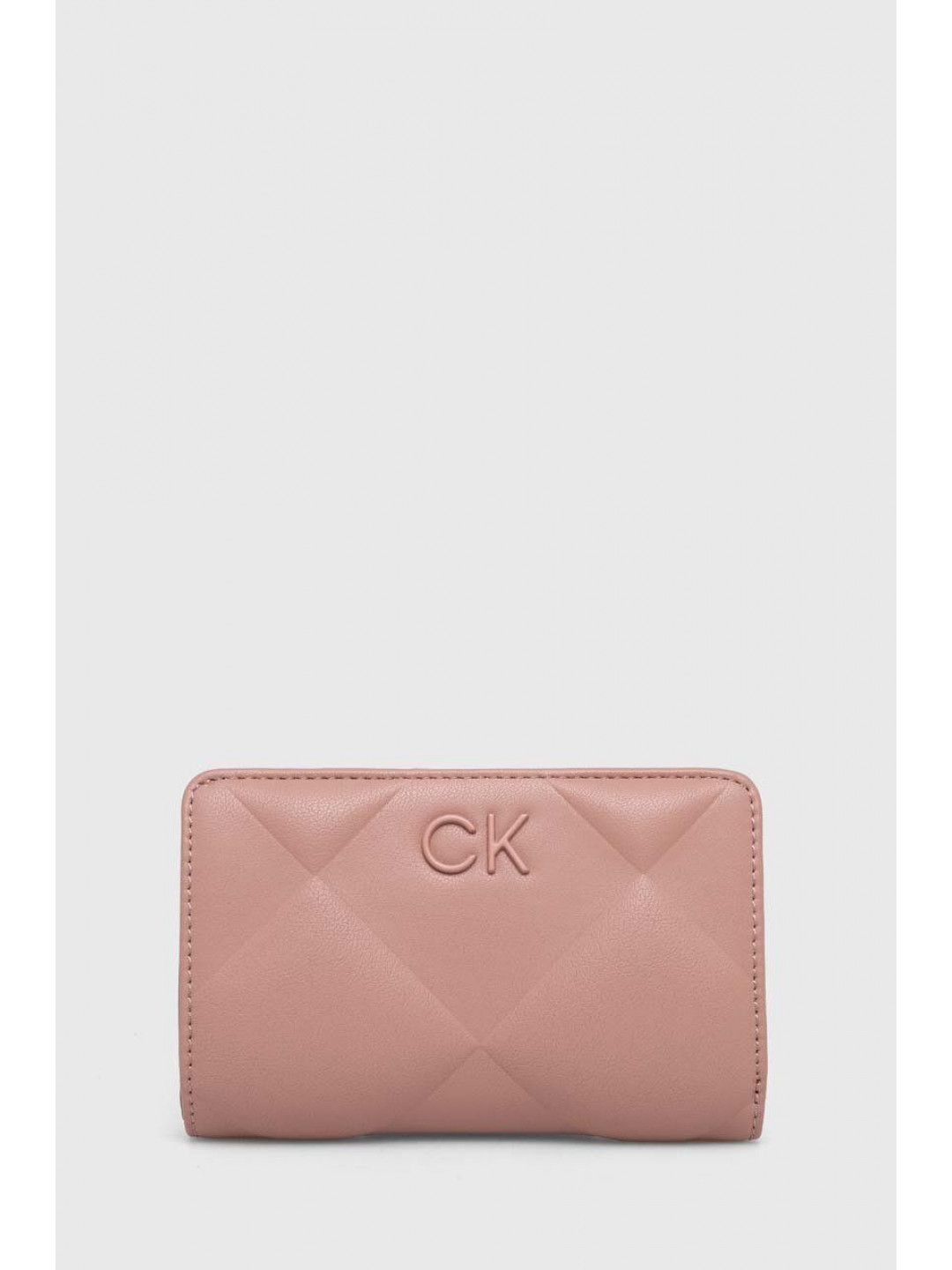 Peněženka Calvin Klein růžová barva K60K611374