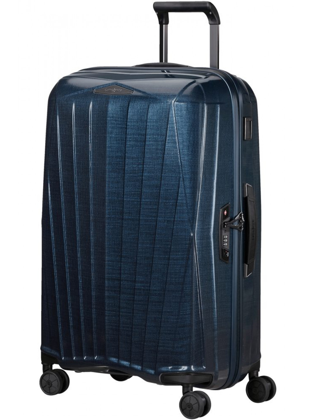 Samsonite Skořepinový cestovní kufr Major-Lite M 69 l – tmavě modrá