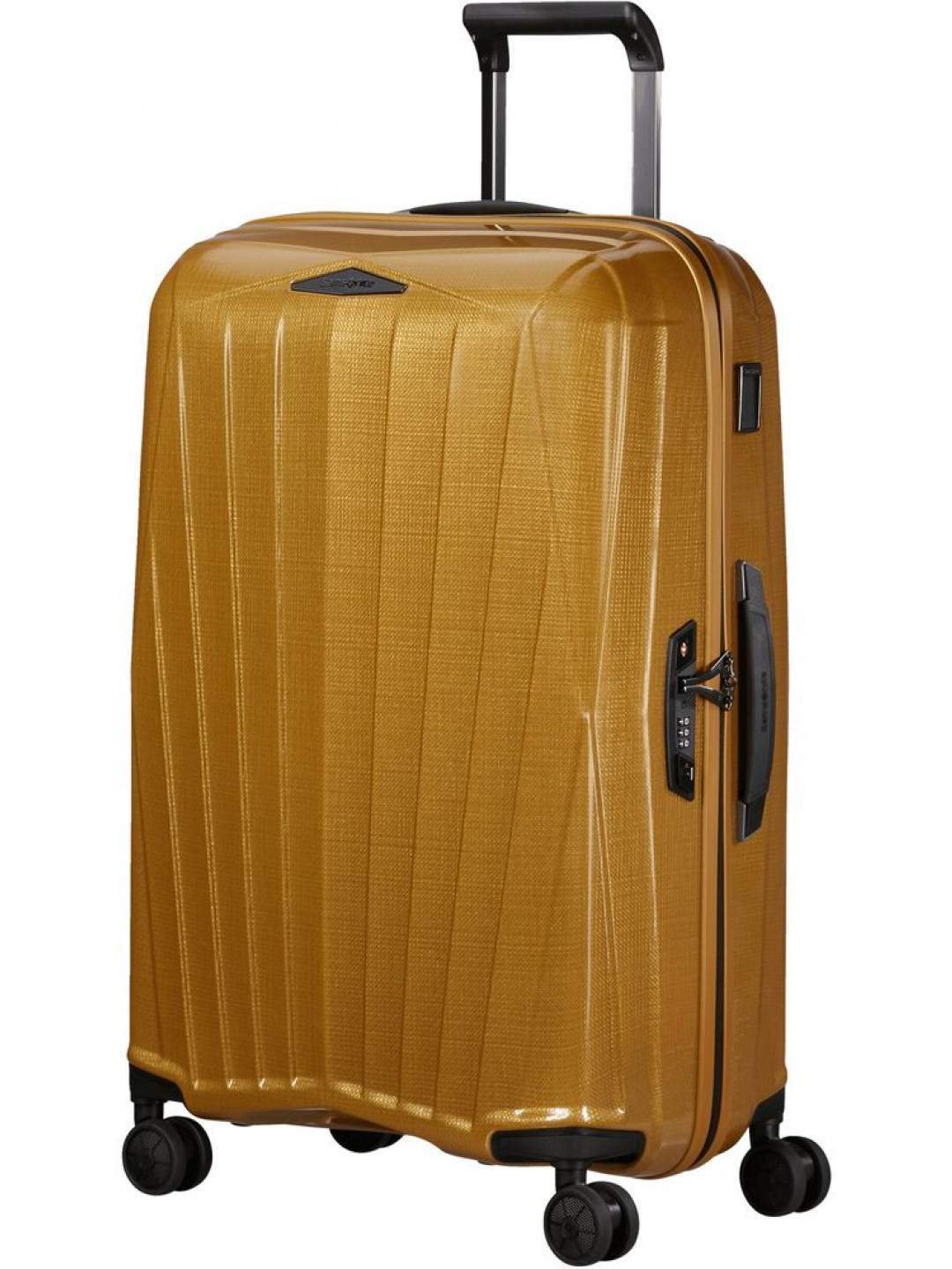 Samsonite Skořepinový cestovní kufr Major-Lite M 69 l – žlutá