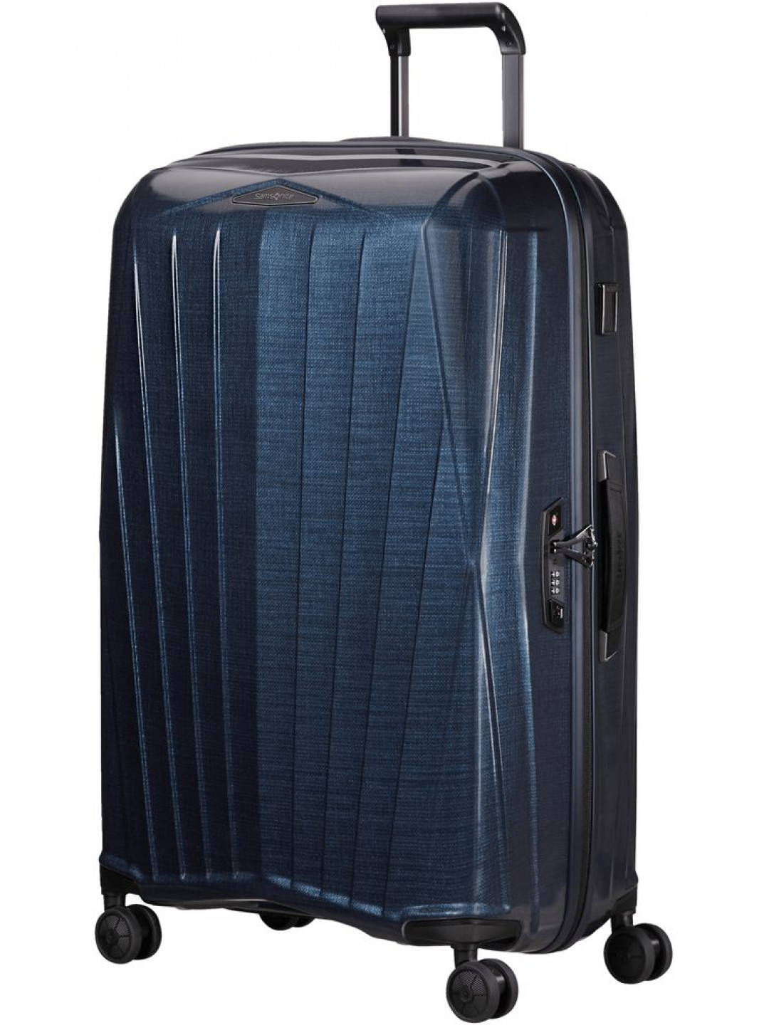 Samsonite Skořepinový cestovní kufr Major-Lite L 100 l – tmavě modrá