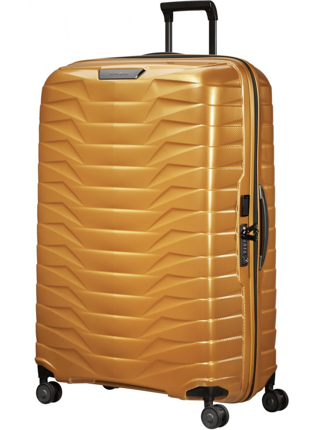 Samsonite Skořepinový cestovní kufr Proxis XXL 147 l – zlatá
