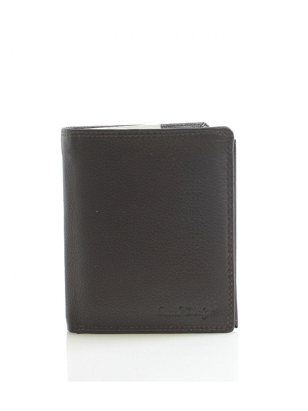 Hnědá kožená peněženka SendiDesign P16-6