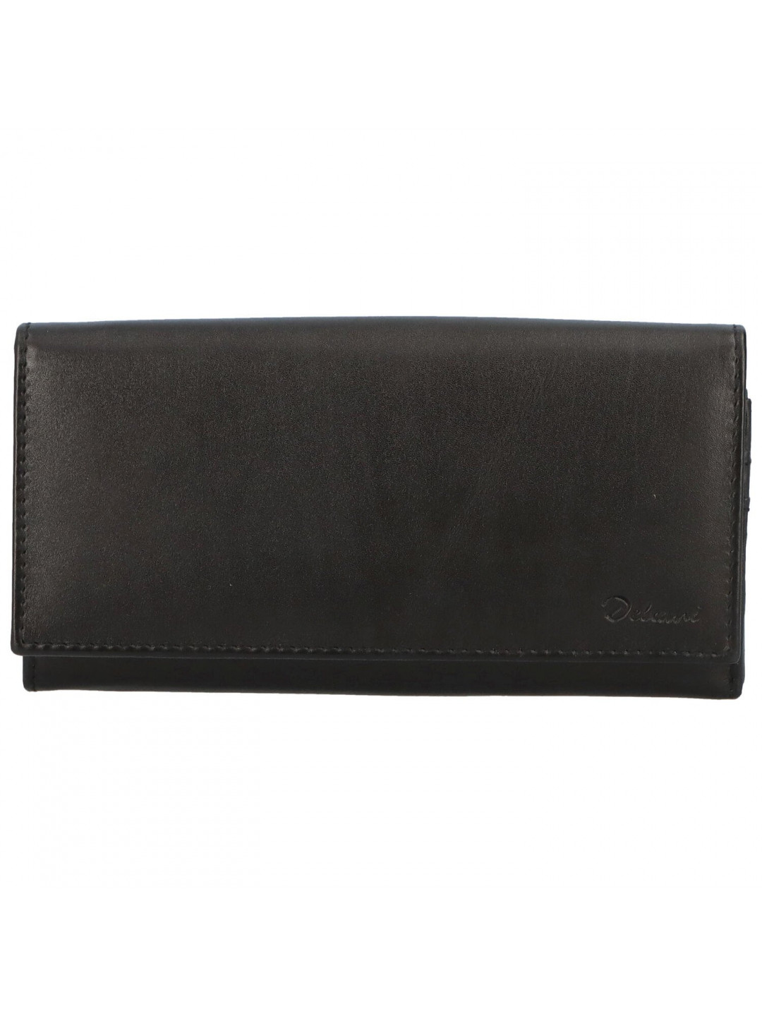 Dámská kožená peněženka černá – Delami Grentta