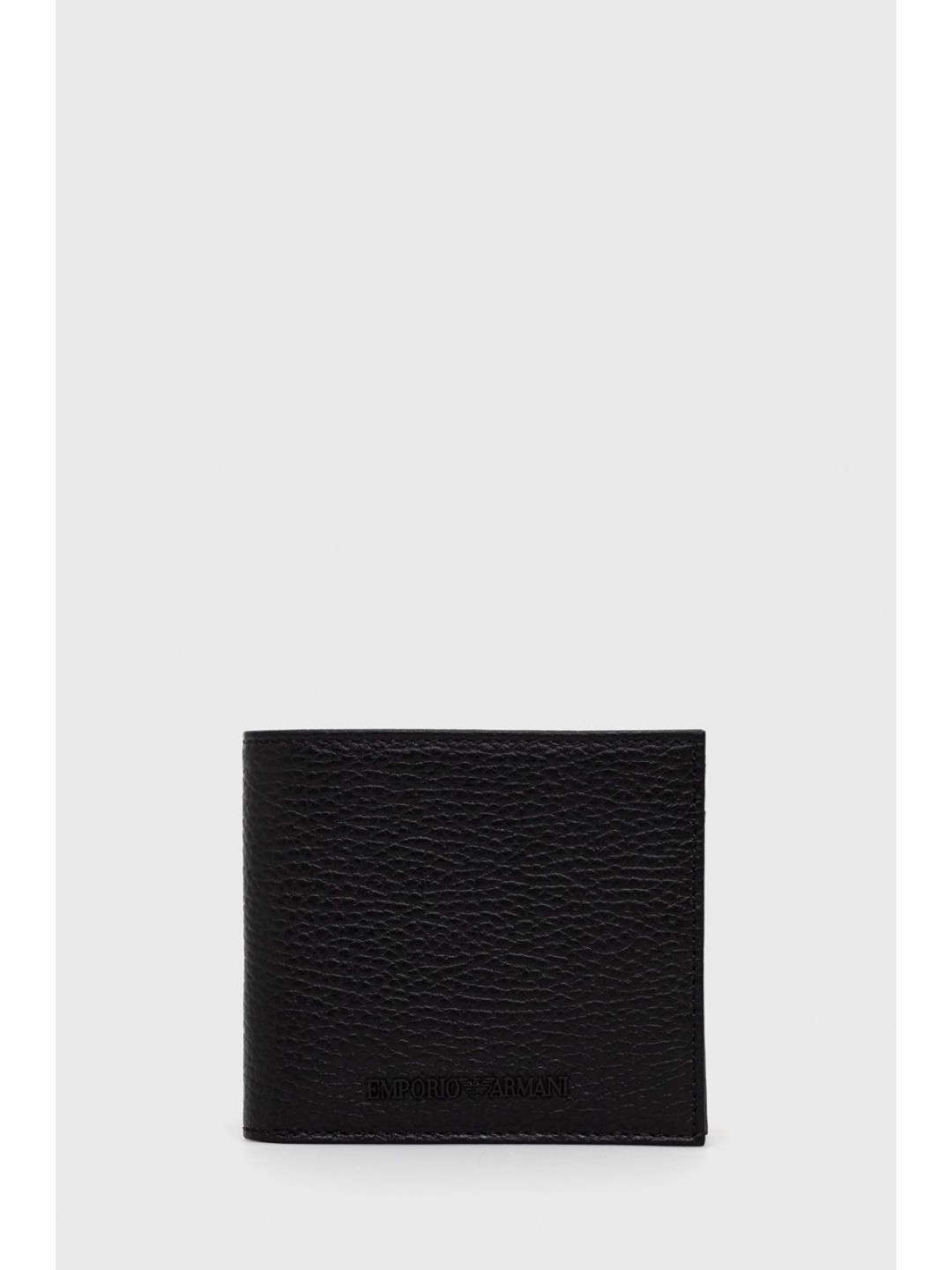 Kožená peněženka Emporio Armani pánská černá barva Y4R167 Y068E