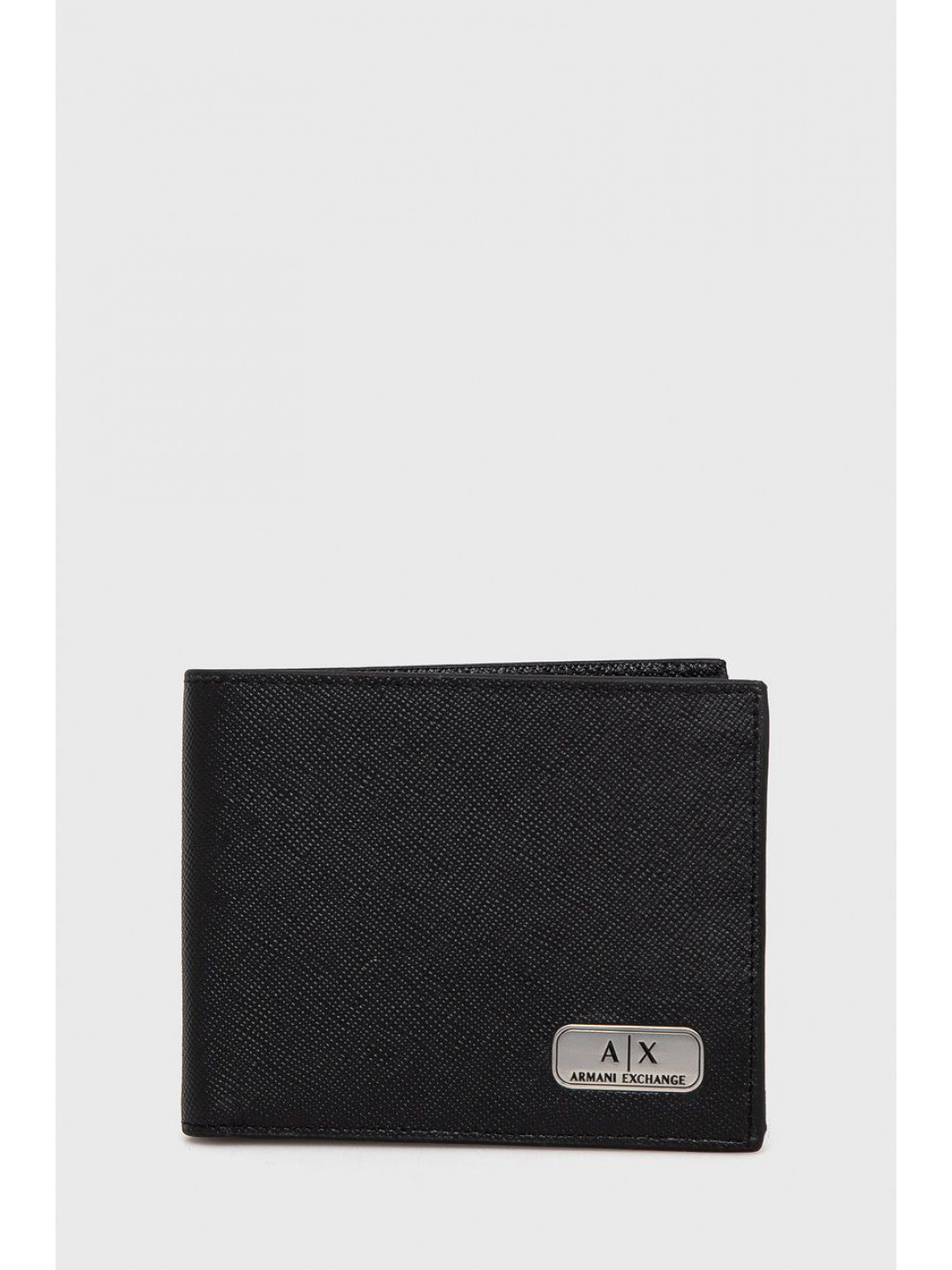 Kožená peněženka Armani Exchange pánský černá barva 958433 CC843