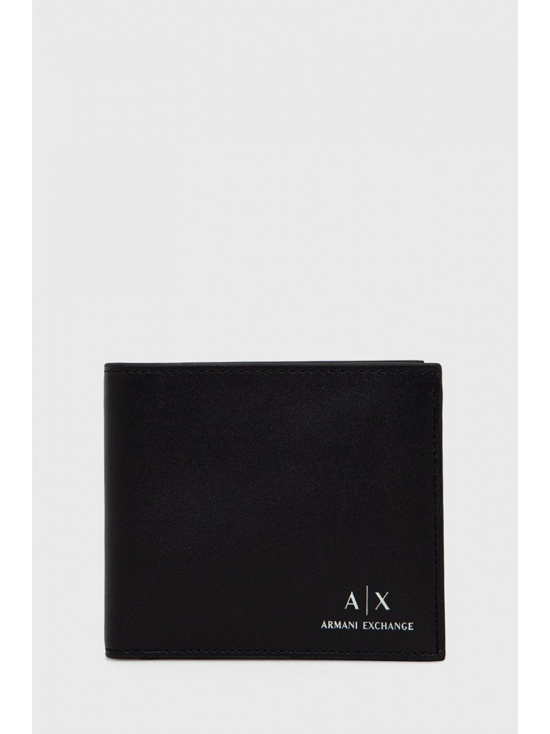 Kožená peněženka Armani Exchange pánský černá barva 958435 CC845