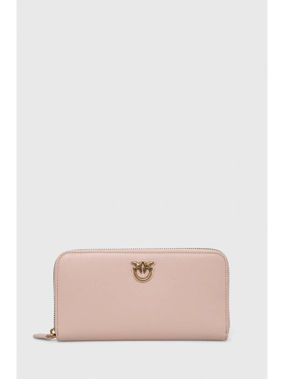 Kožená peněženka Pinko růžová barva 100250 A0F1