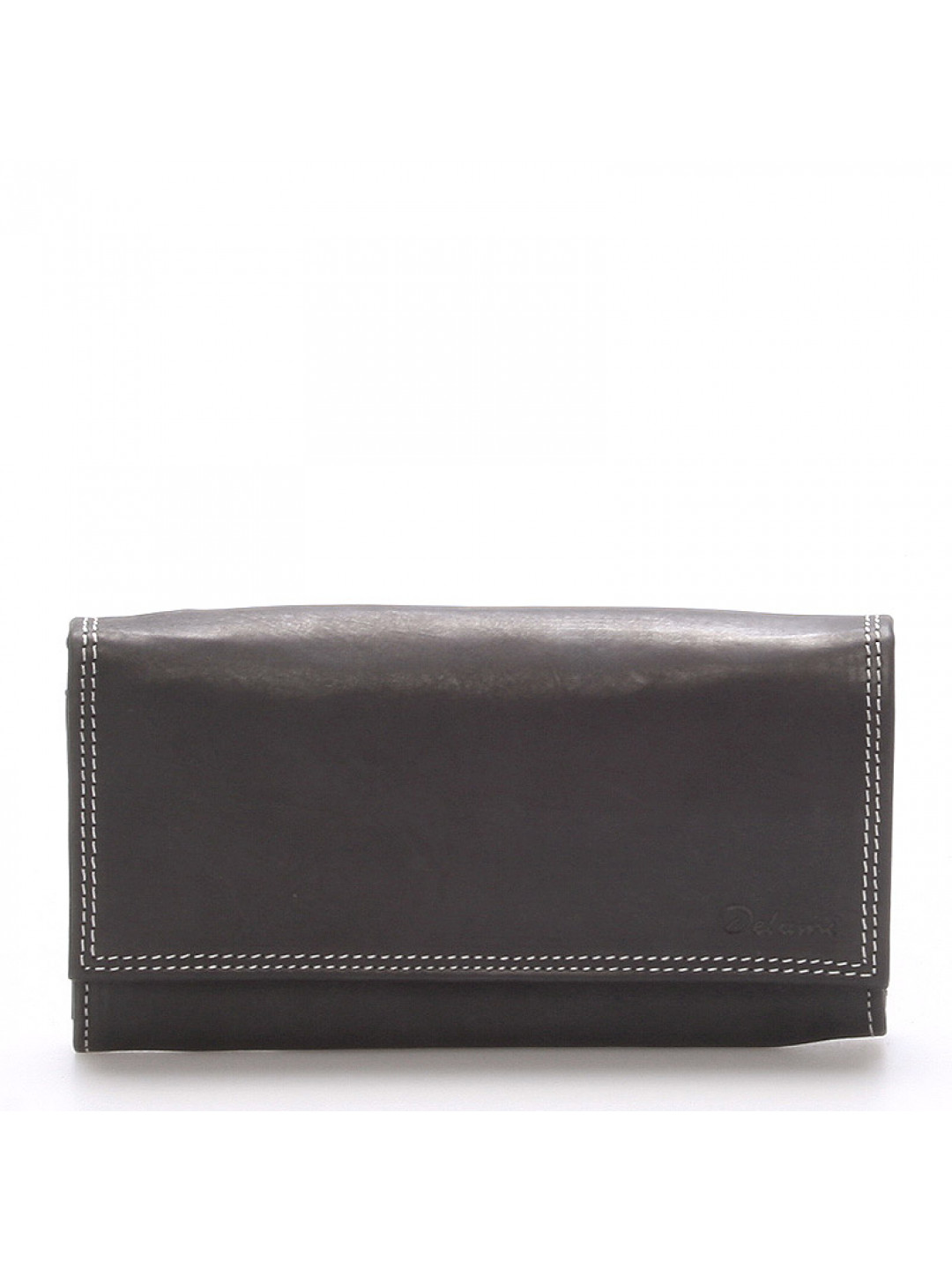 Dámská kožená peněženka černá – Delami Guara