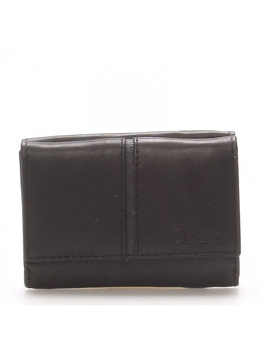 Kožená černá peněženka – Delami 9386