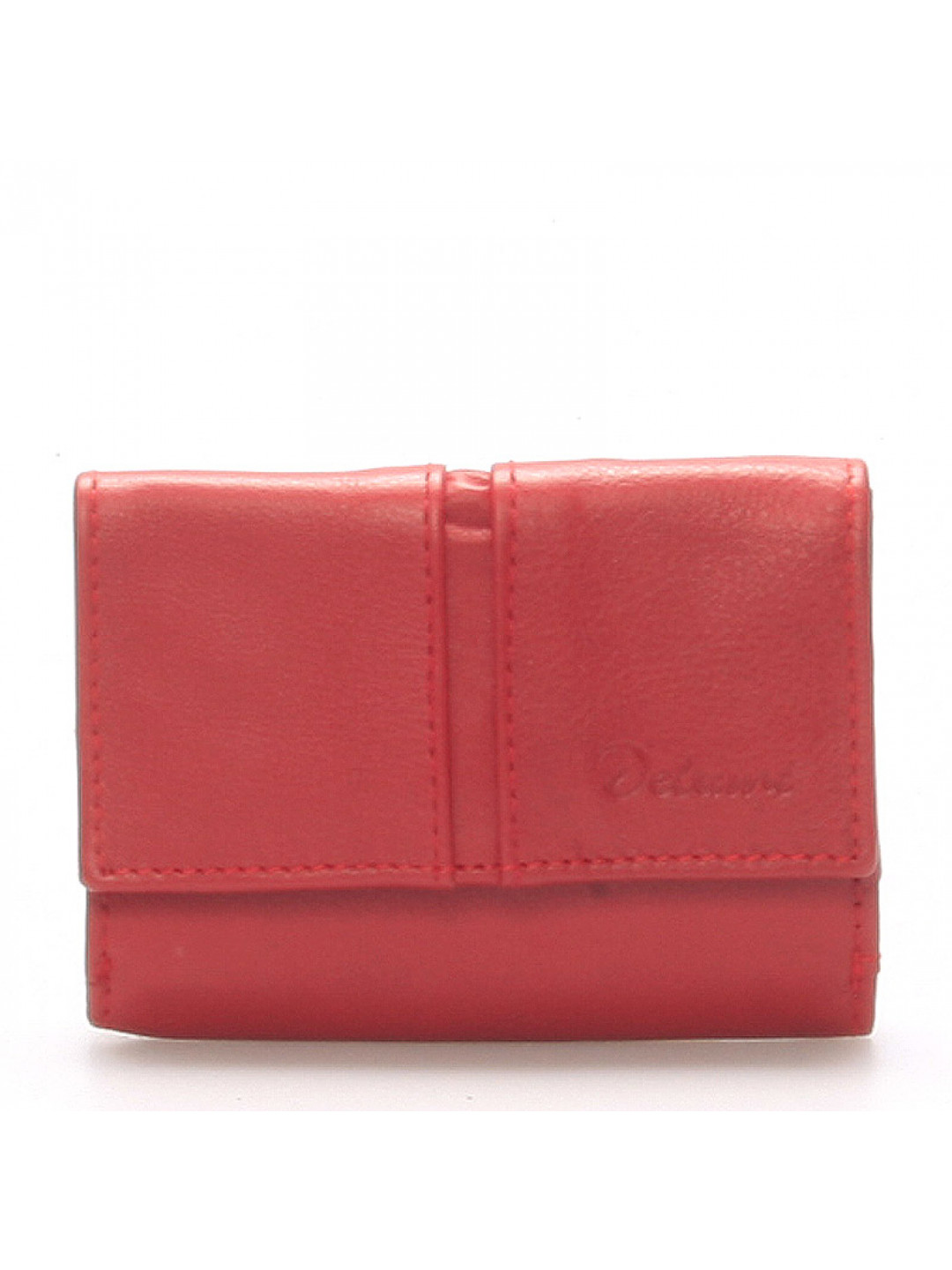 Kožená červená peněženka – Delami 9386