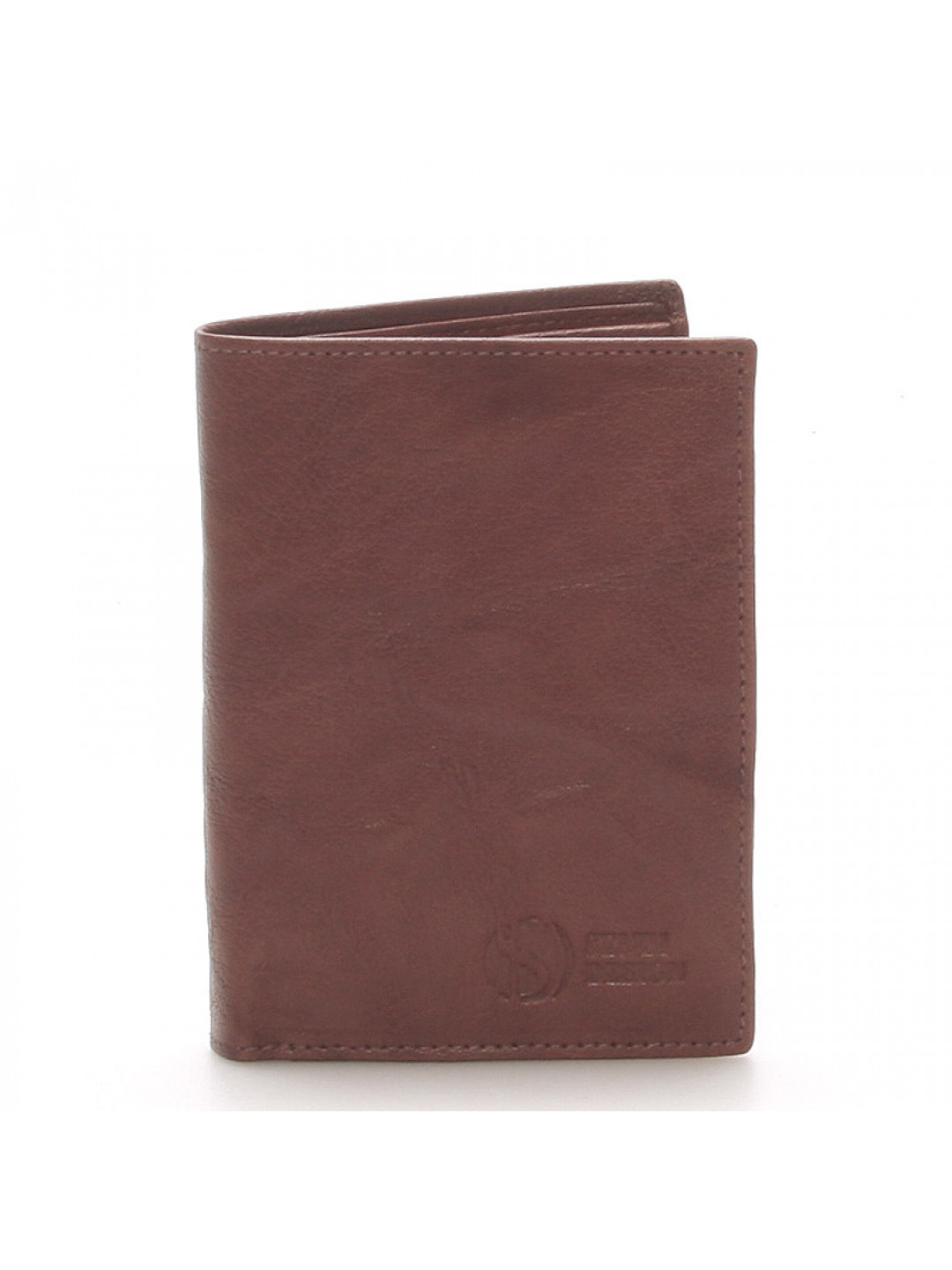 Kvalitní kožená hnědá peněženka – Sendi Design 45