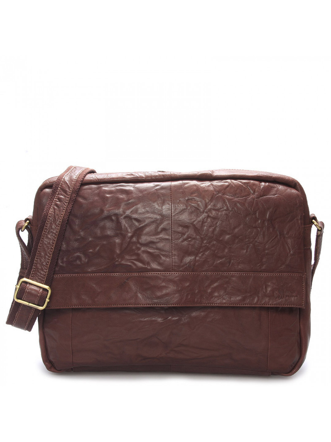 Velká luxusní pánská kožená taška hnědá – Sendi Design Nethard