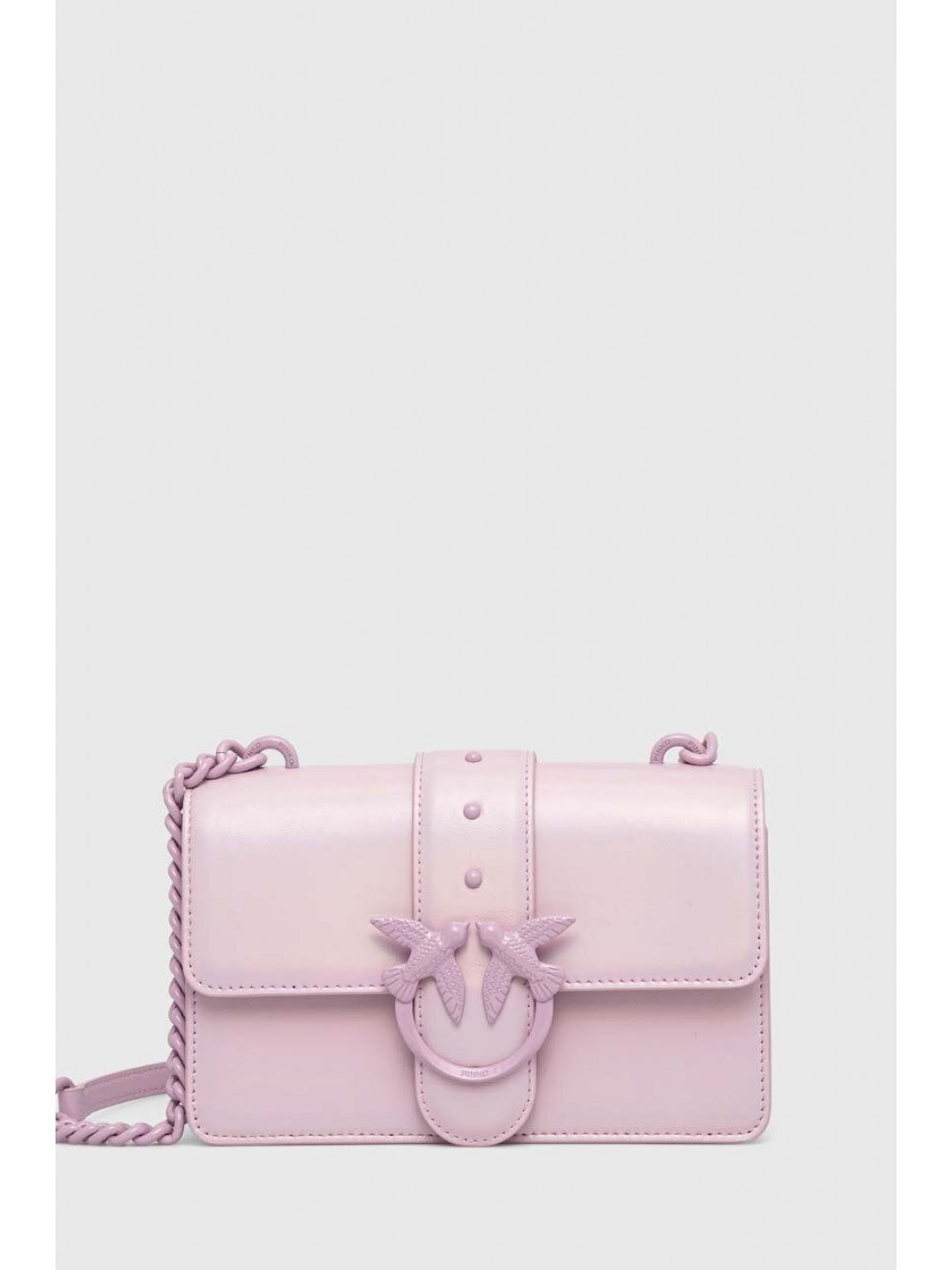 Kožená kabelka Pinko růžová barva 100059 A124