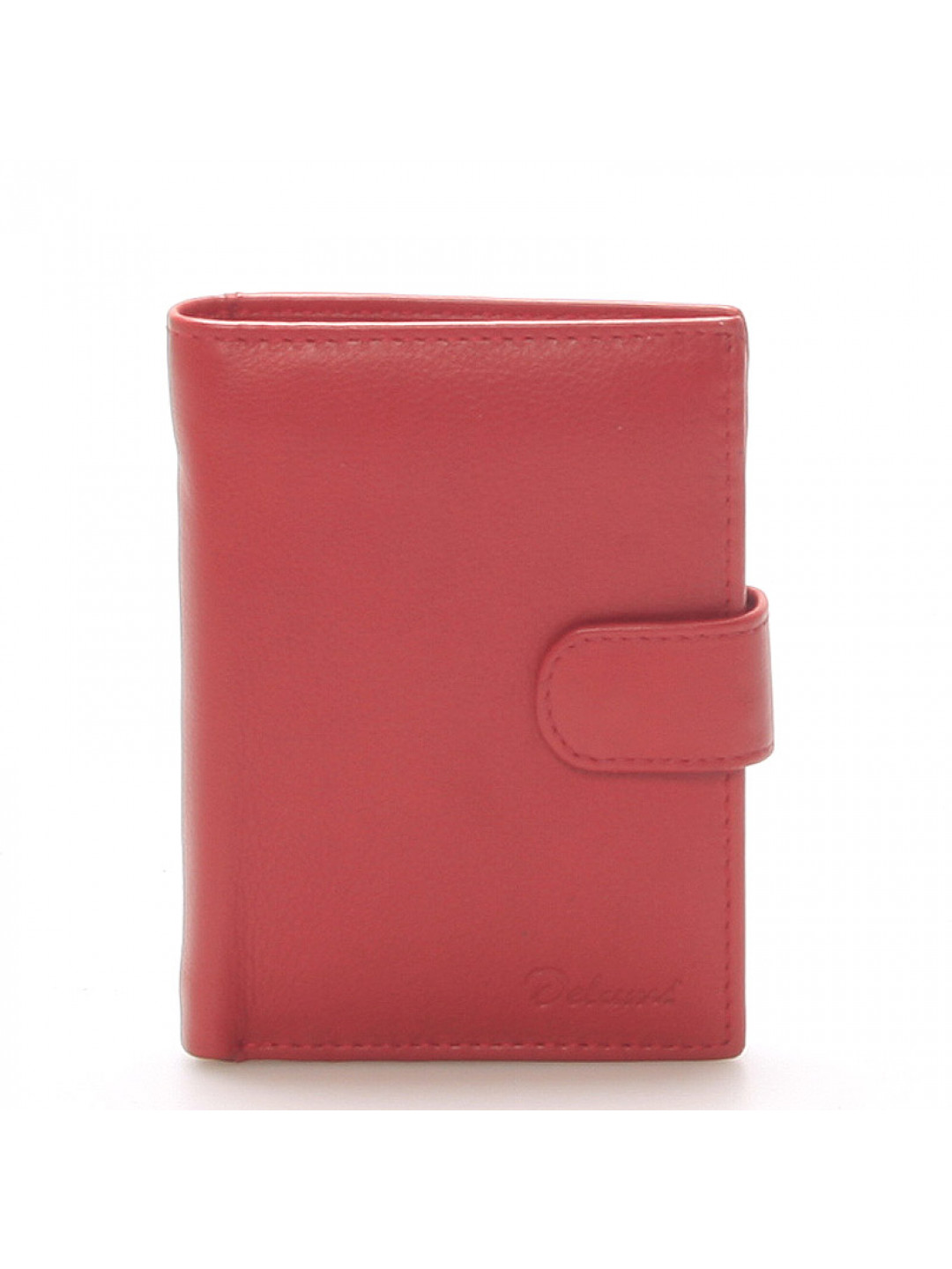 Pánská kožená červená peněženka – Delami 8703