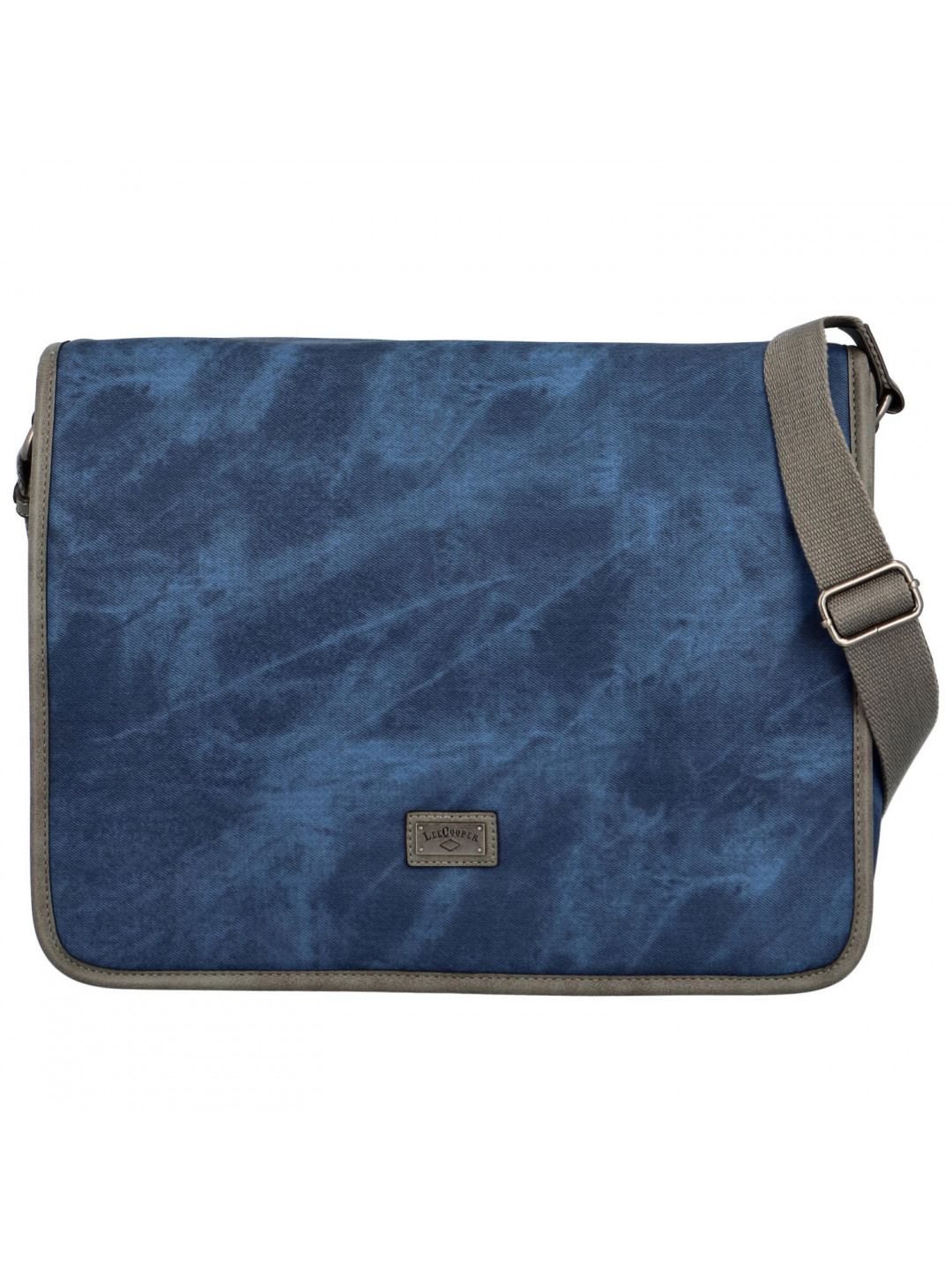 Velká modrá moderní taška na notebook - Lee Cooper Aesculapius