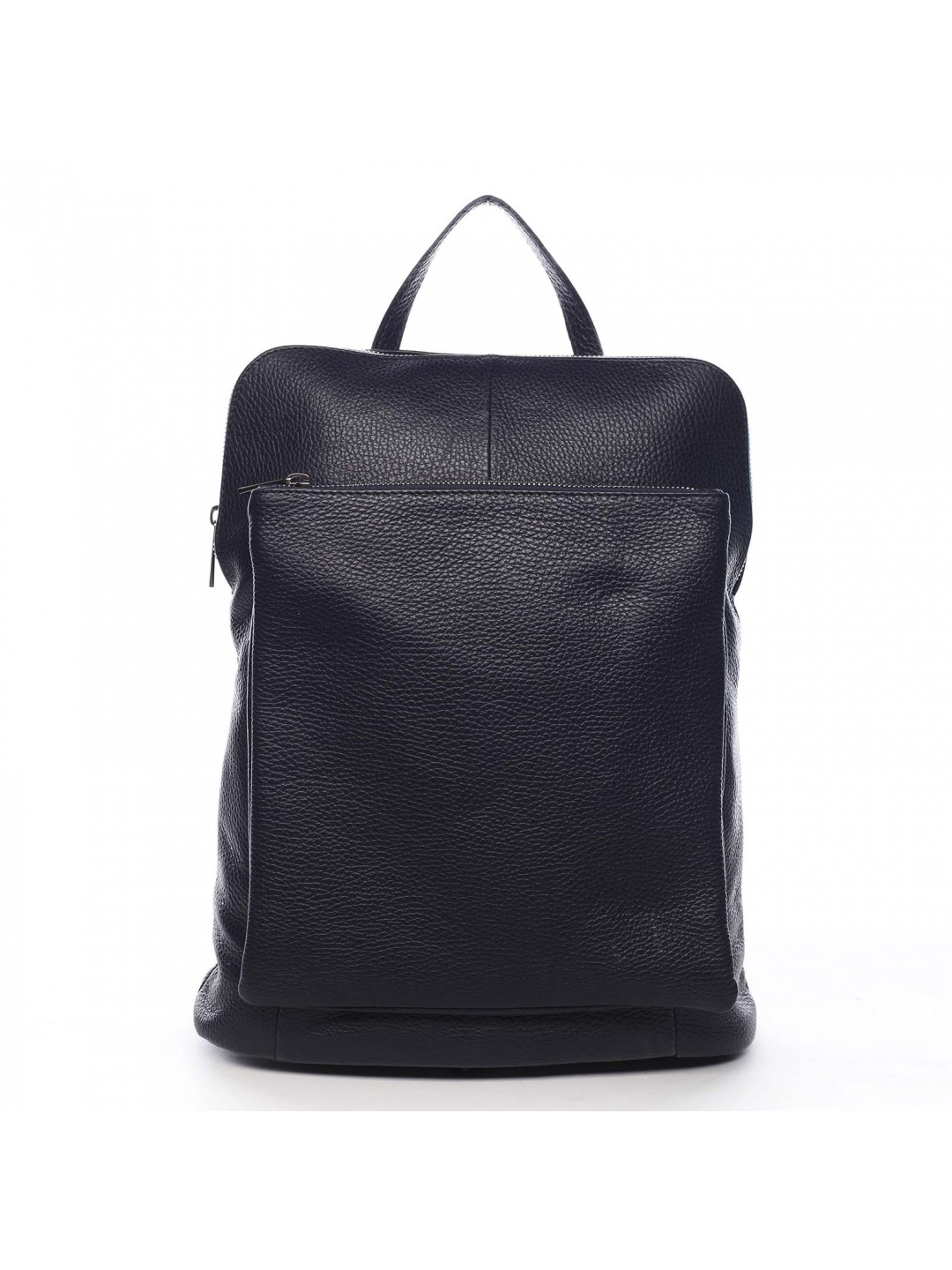 Dámský kožený batůžek kabelka černý – ItalY Houtel