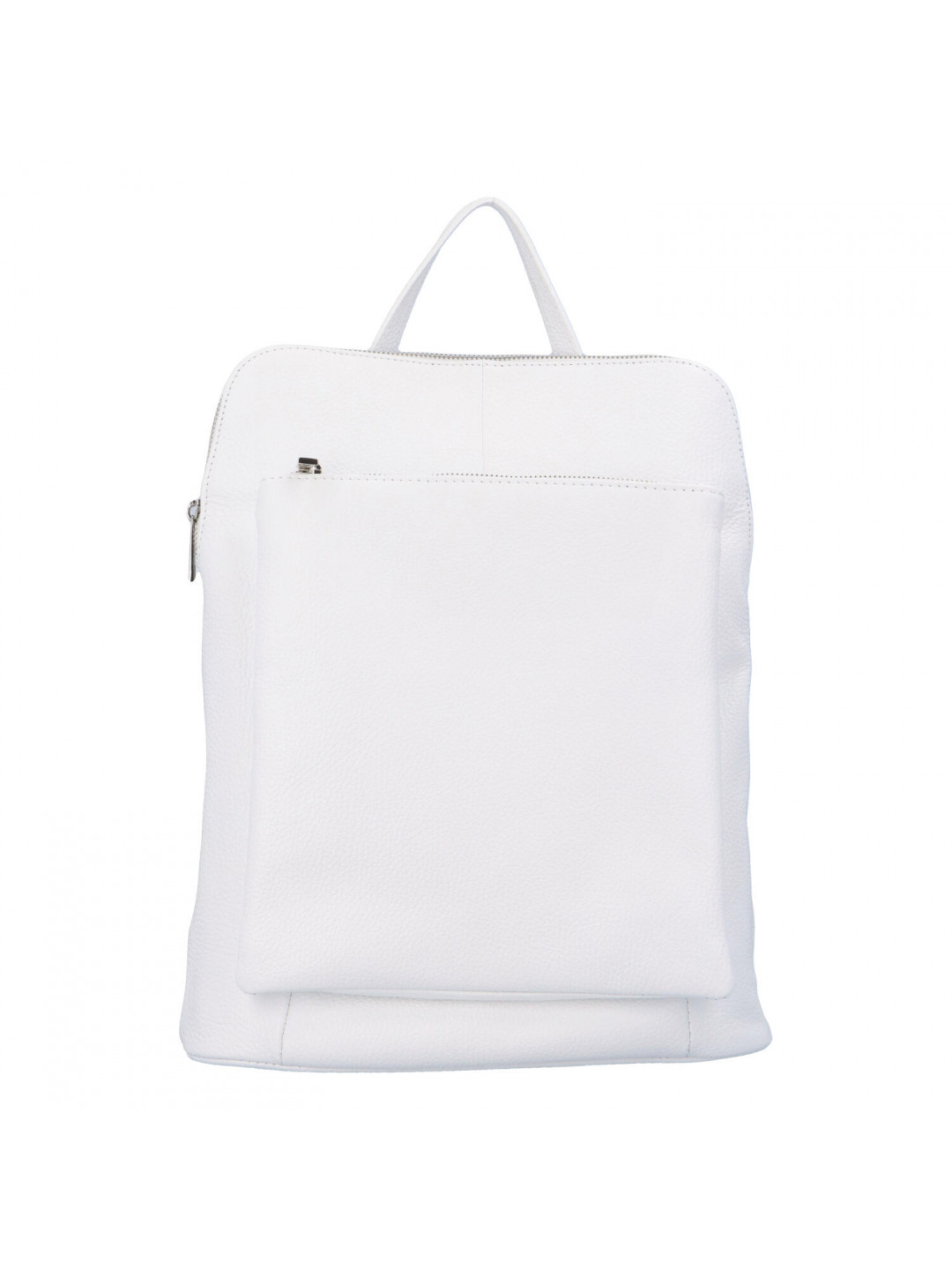 Dámský kožený batůžek kabelka bílý – ItalY Houtel