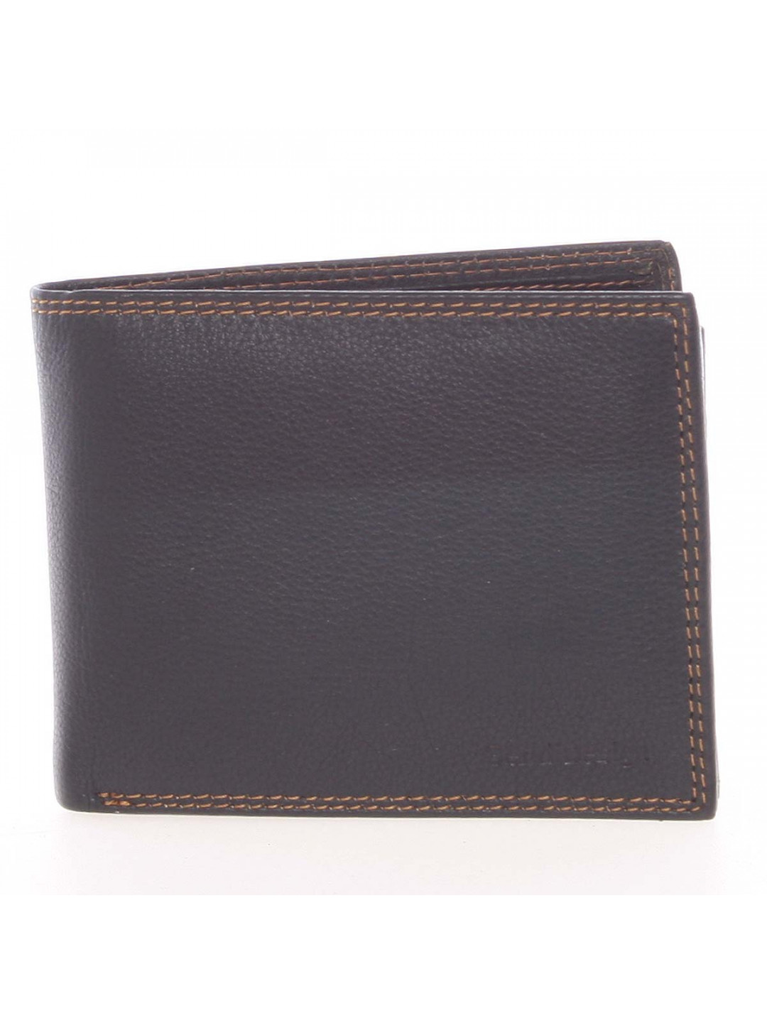 Kvalitní pánská kožená černá volná peněženka – SendiDesign Sabastian