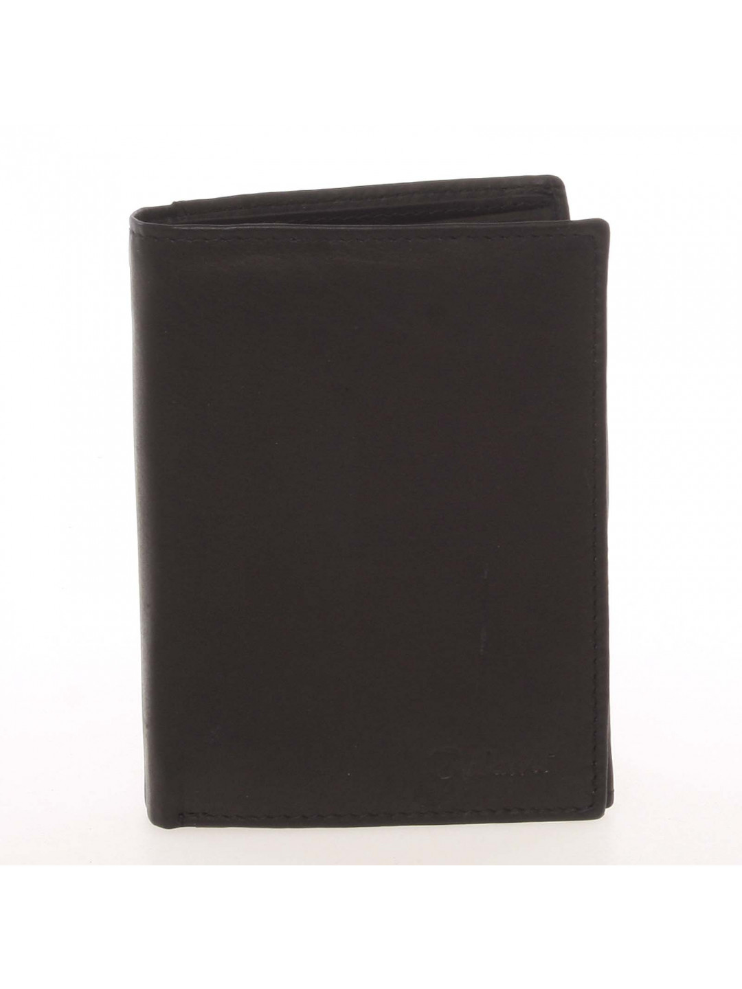 Pánská kožená černá peněženka – Delami Therron