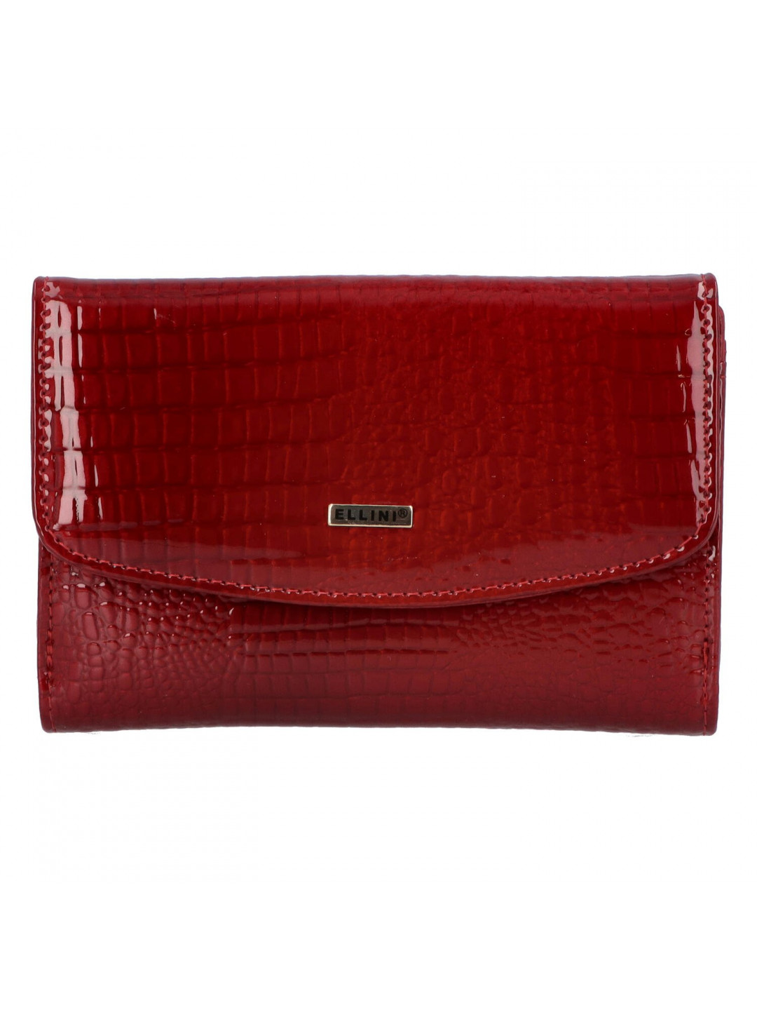 Praktická dámská kožená peněženka s velkou kapsou na drobné Kartis červená
