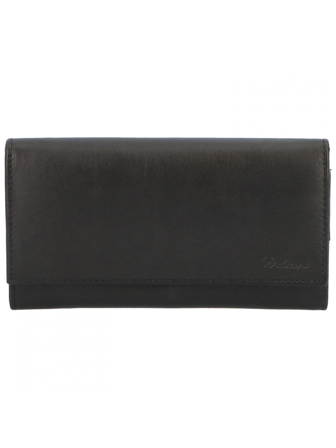 Dámská kožená peněženka černá – Delami Otilia
