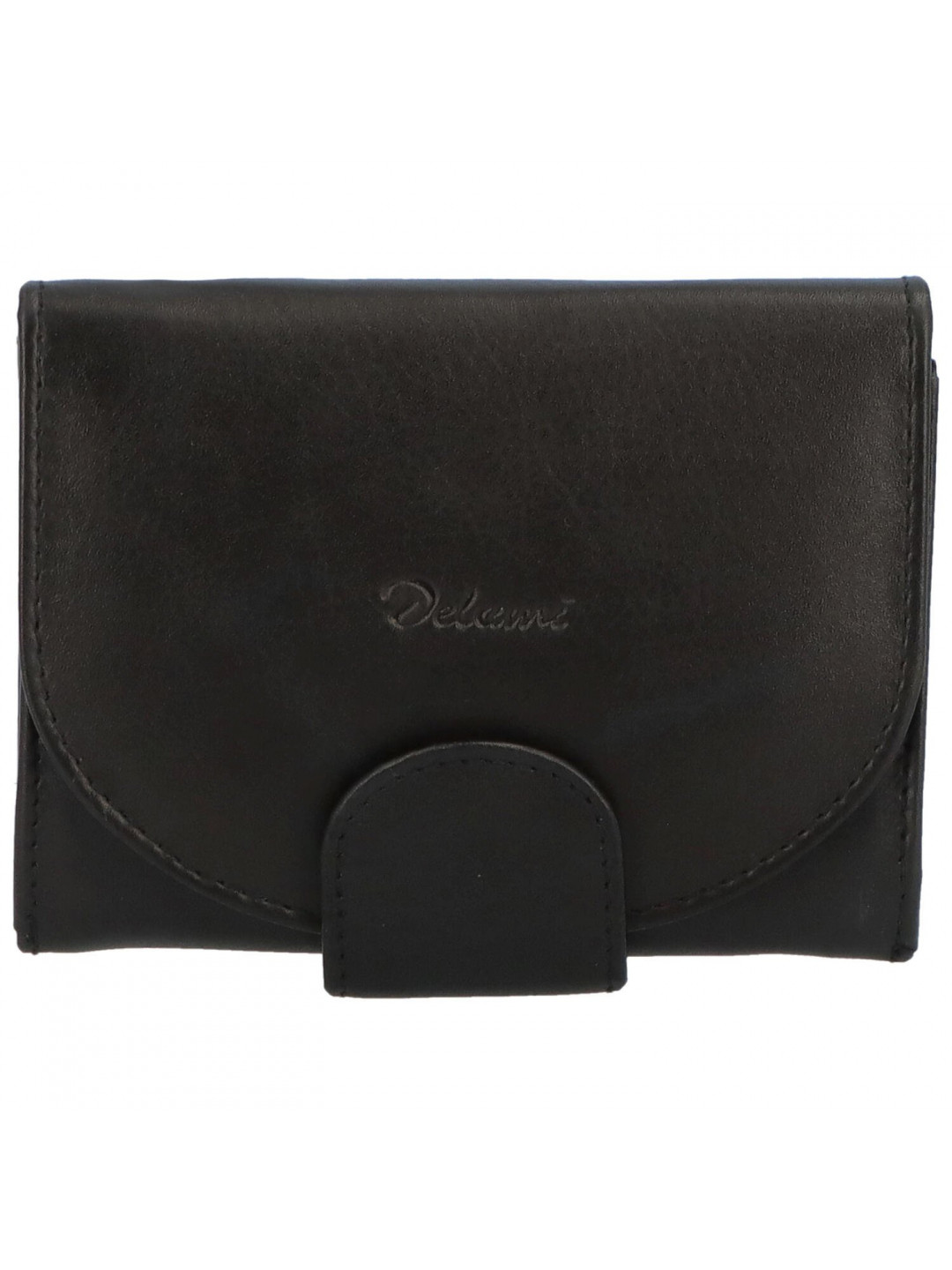 Dámská kožená peněženka černá – Delami Erlene