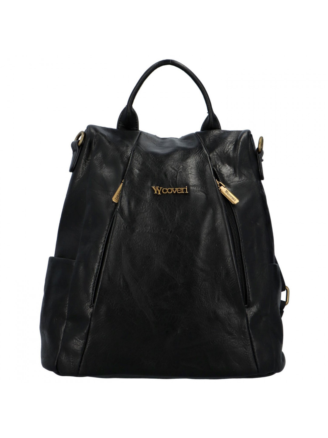Dámský kabelko batoh černý – Coveri Chandie