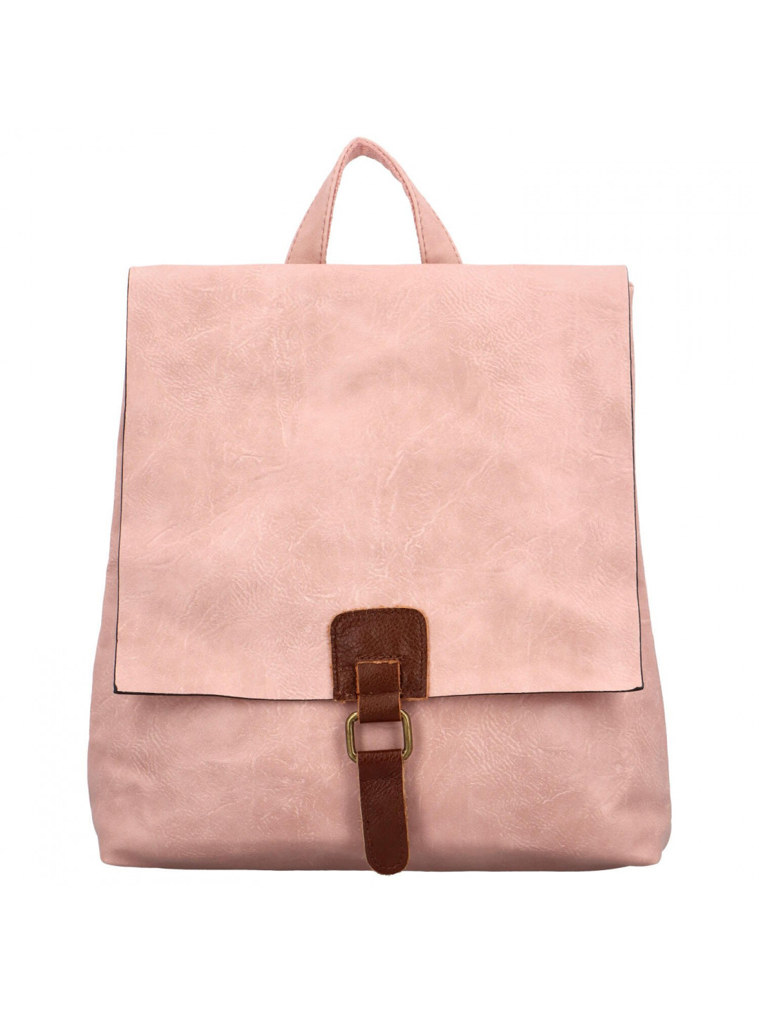 Stylový dámský kabelko-batoh Friditt růžová