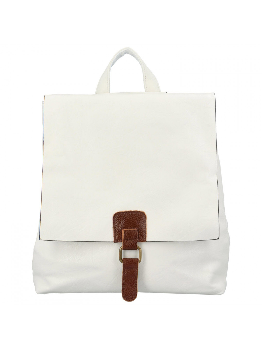 Stylový dámský kabelko-batoh Friditt bílá