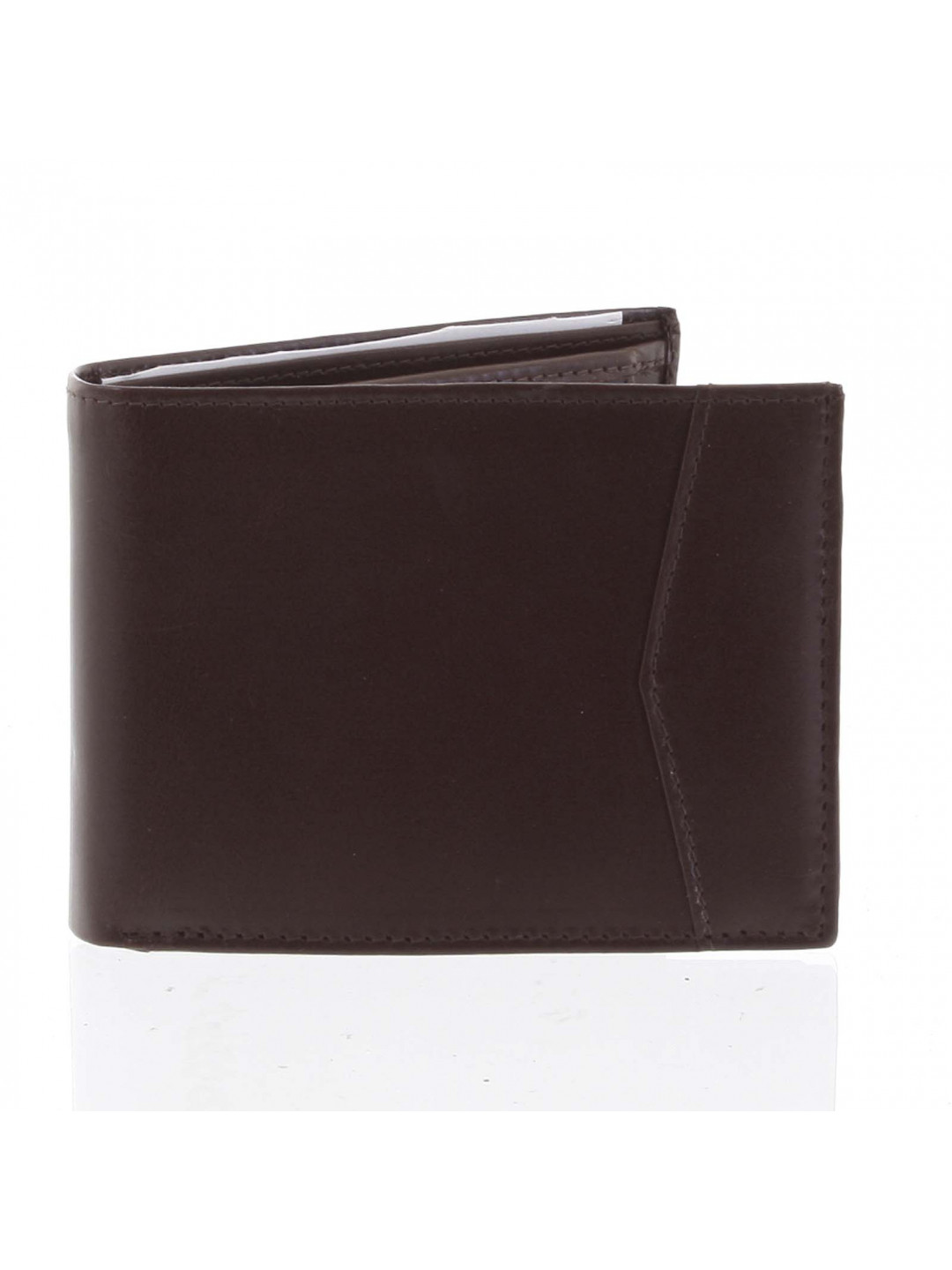 Pánská hnědá kožená volná peněženka – Tomas Paast