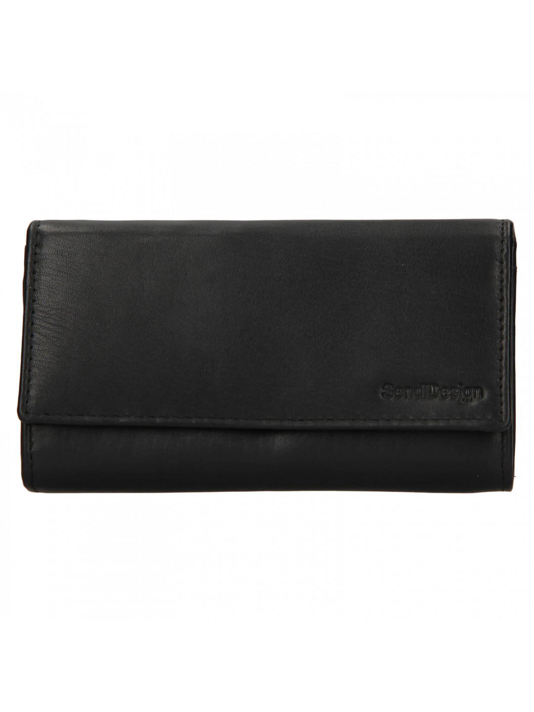 Dámská kožená peněženka SendiDesign Expeta – černá
