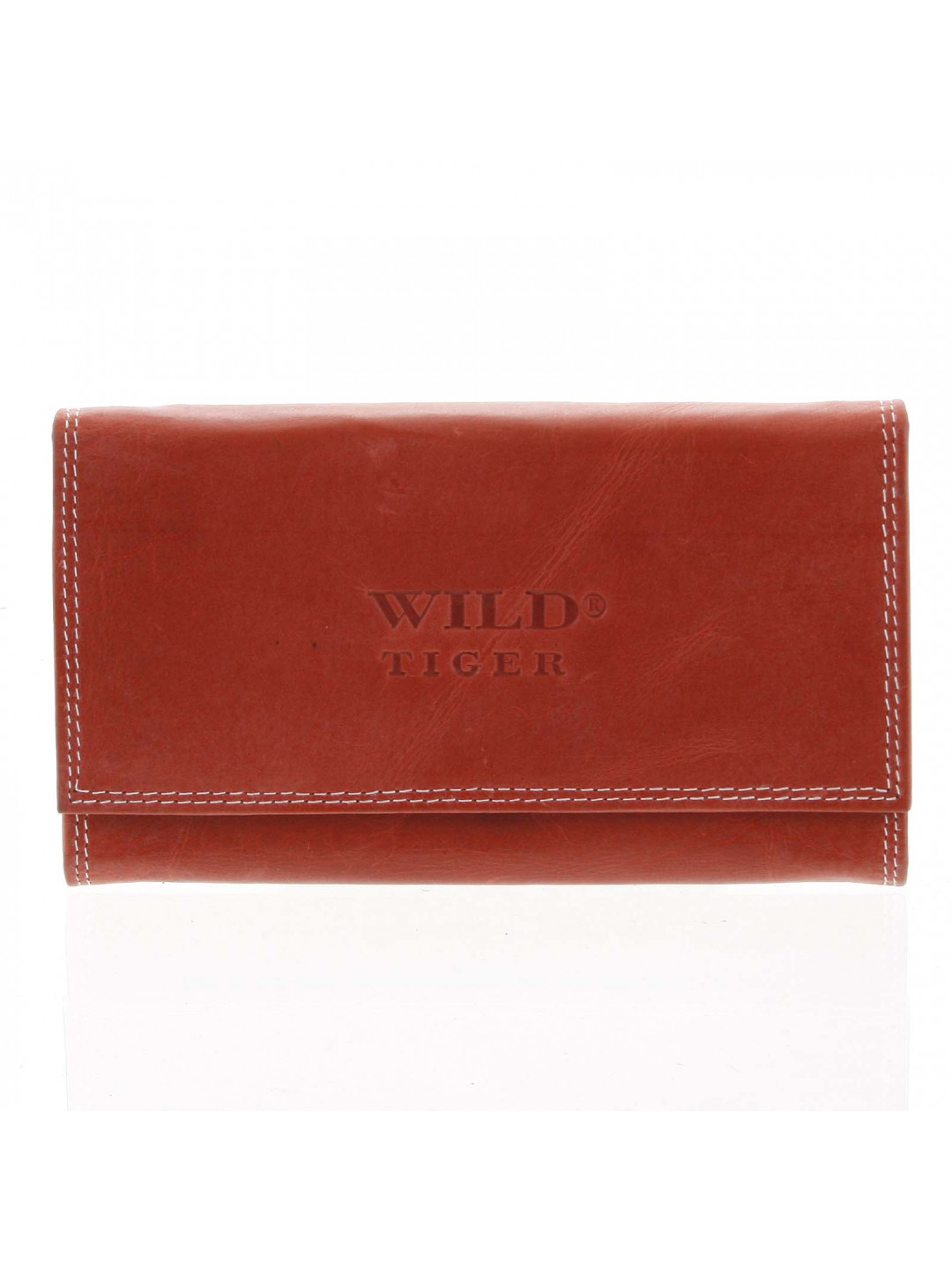 Dámská kožená peněženka červená – WILD Nataniela
