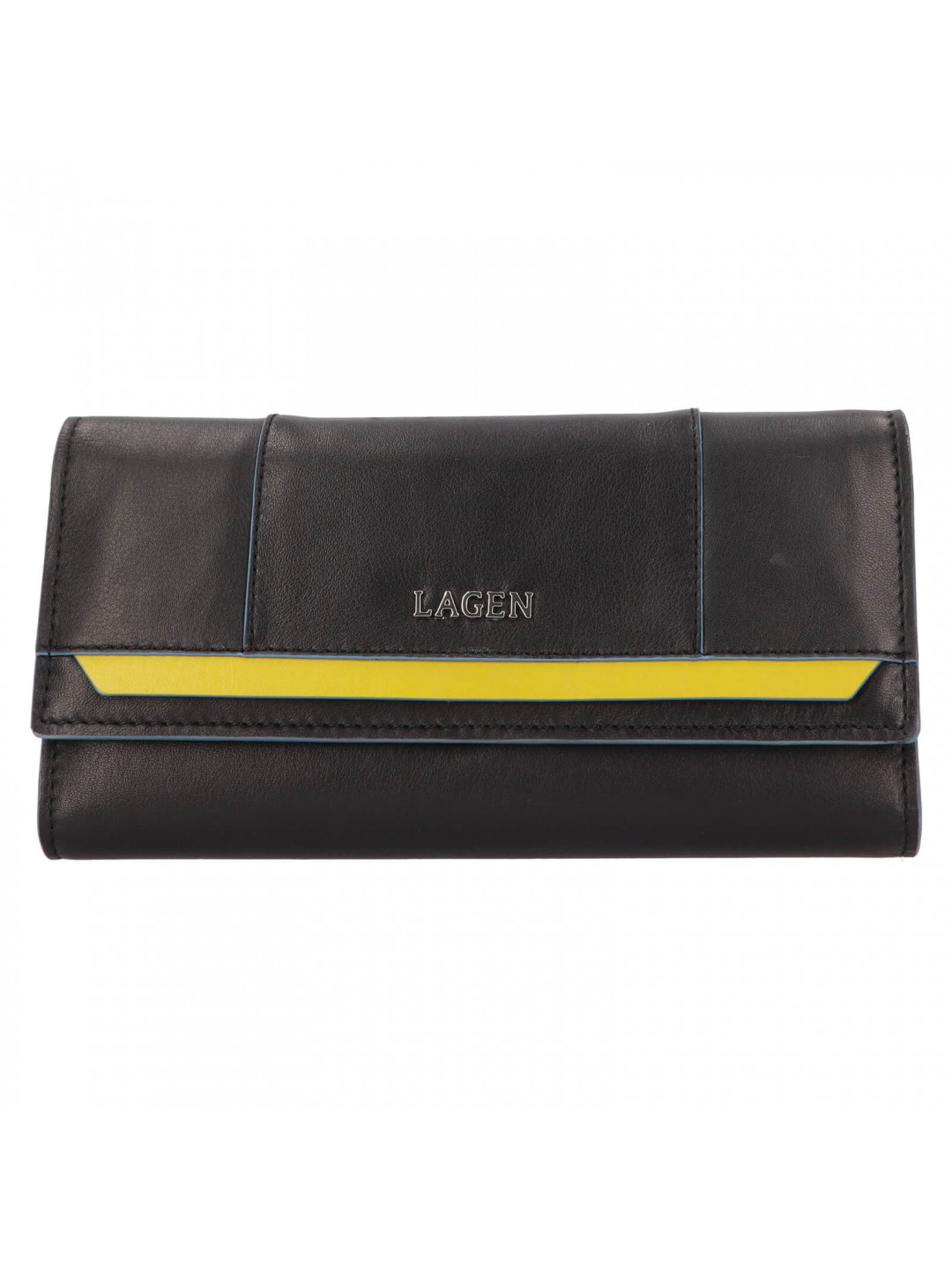 Dámská kožená peněženka Lagen Vibeke – černá