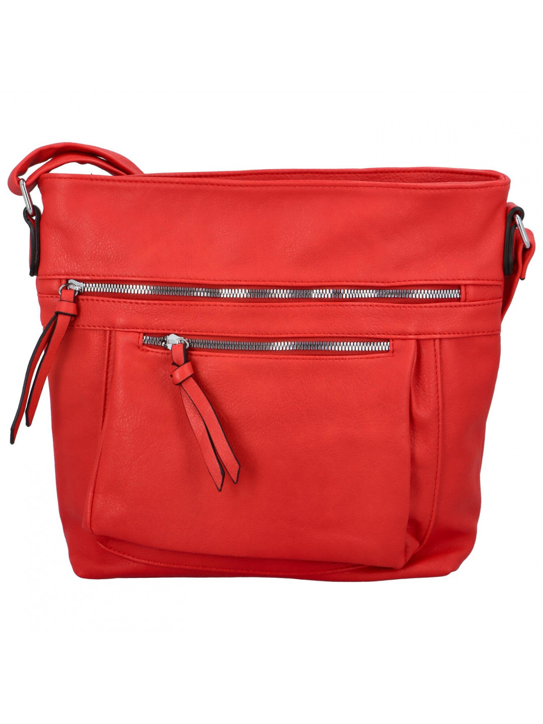 Dámská crossbody kabelka červená – Paolo bags Xanthe